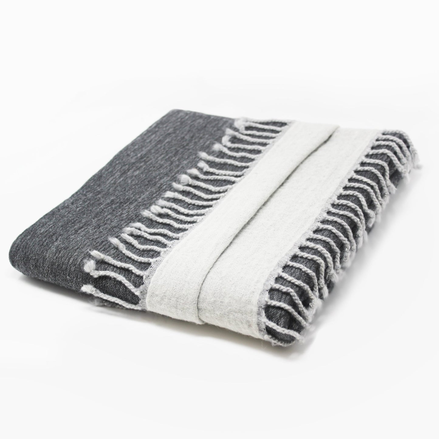 Reversible 100% Merino Wool Throw - Quahog Bay Bedding