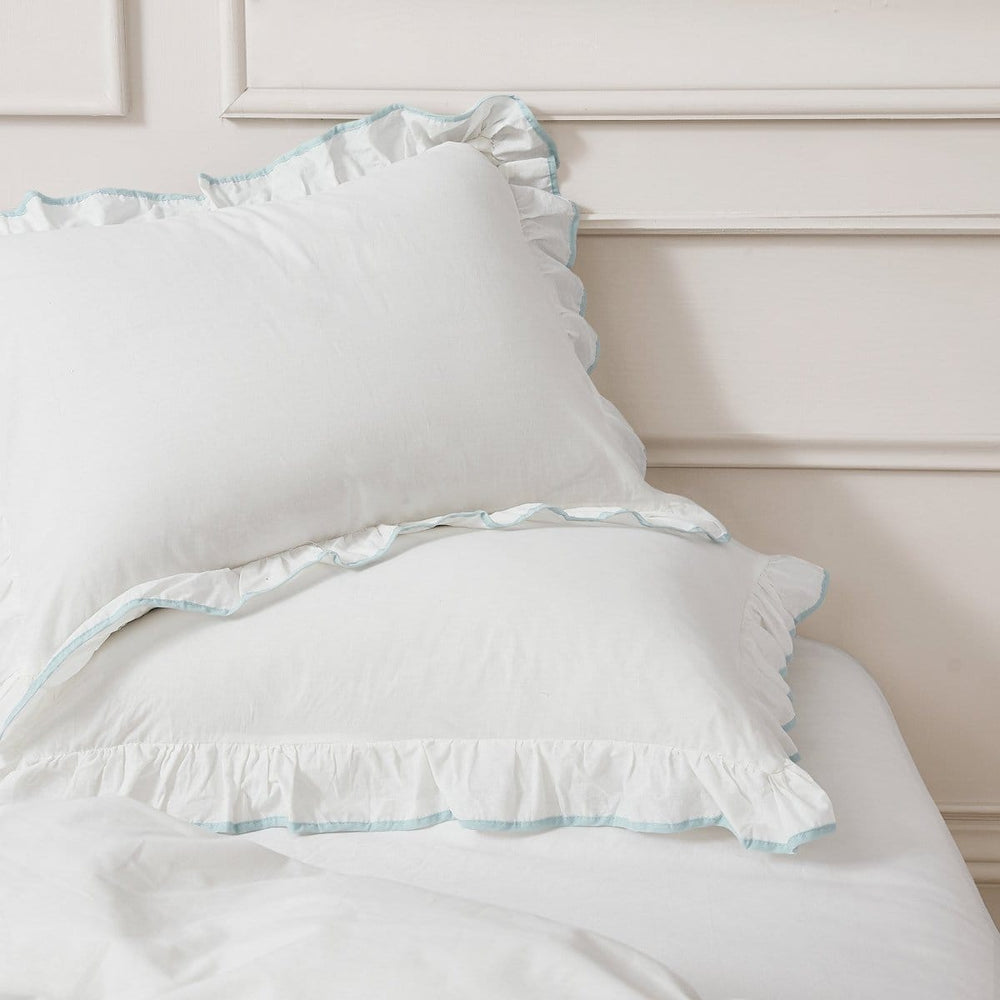 Reyna Contrast Edge Cotton Duvet Cover Set - Quahog Bay Bedding