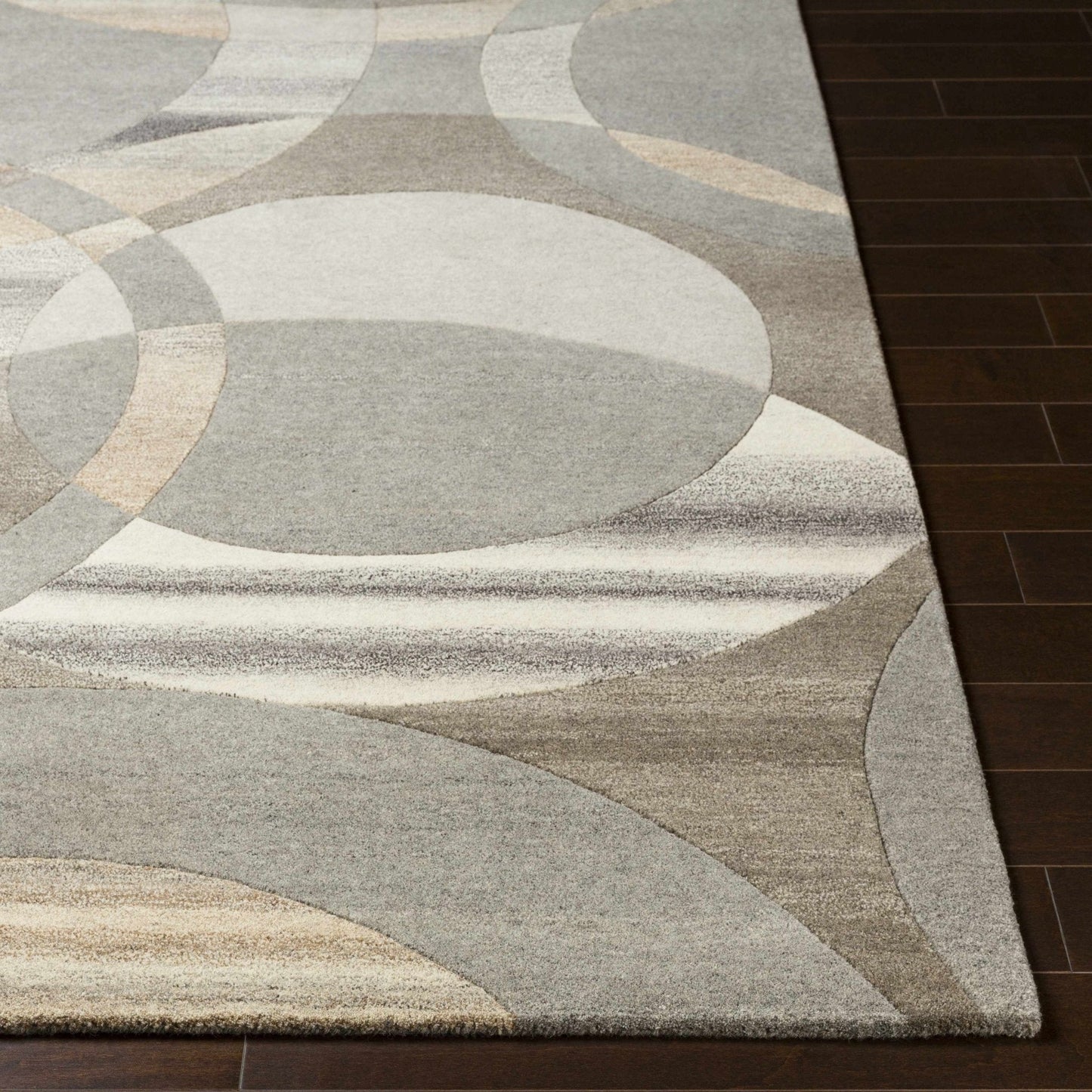 Rillton Modern Wool Rug - Quahog Bay Bedding