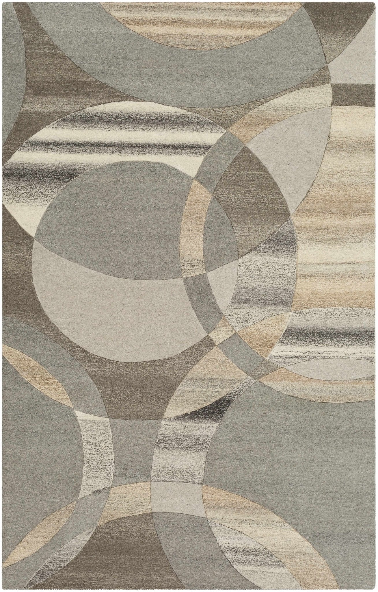Rillton Modern Wool Rug - Quahog Bay Bedding