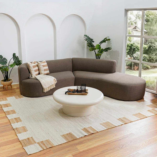 Rocio White Jute Carpet - Quahog Bay Bedding