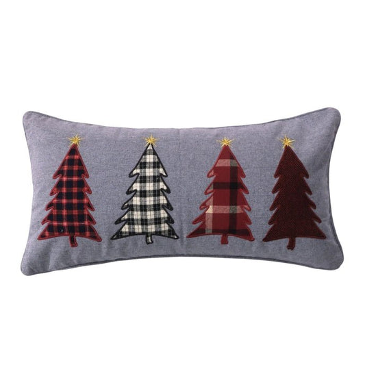 Rudolph Christmas Trees Pillow - Christmas Themed Pillows - Quahog Bay Bedding