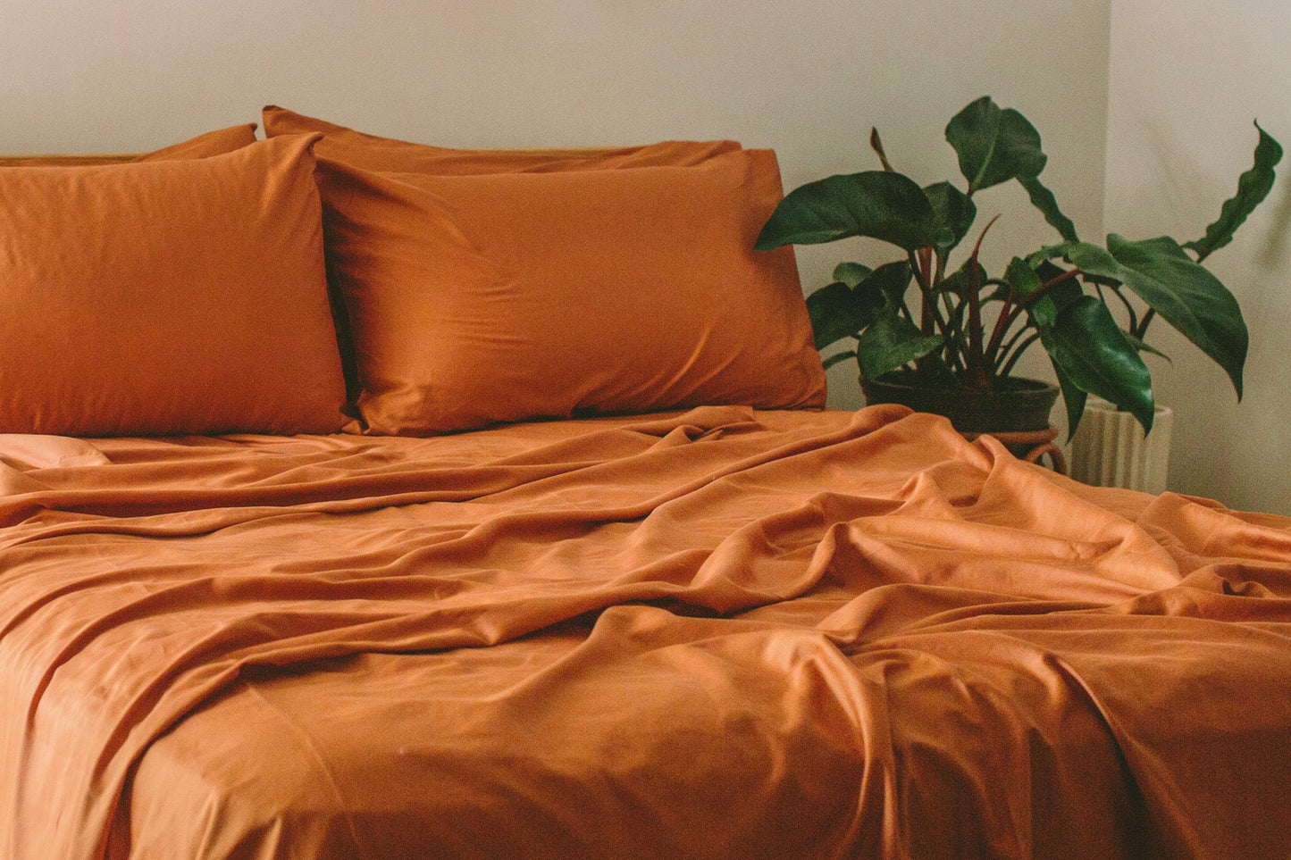 Sateen Organic Cotton Duvet Cover Set + Shams - Quahog Bay Bedding