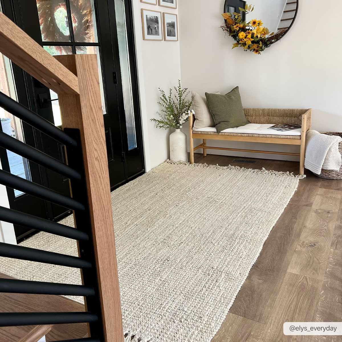 Senneterre Bleached Jute Rug - Quahog Bay Bedding