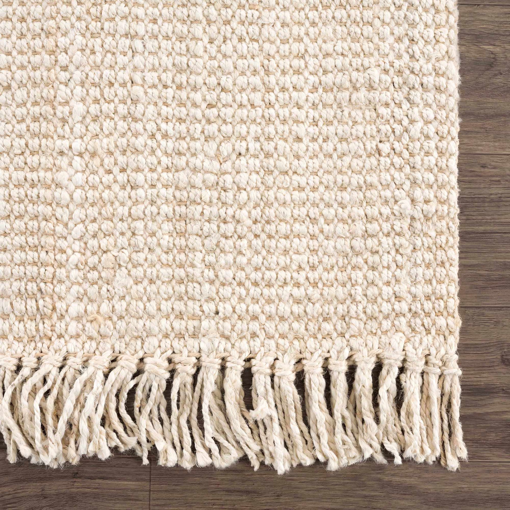 Senneterre Bleached Jute Rug - Quahog Bay Bedding