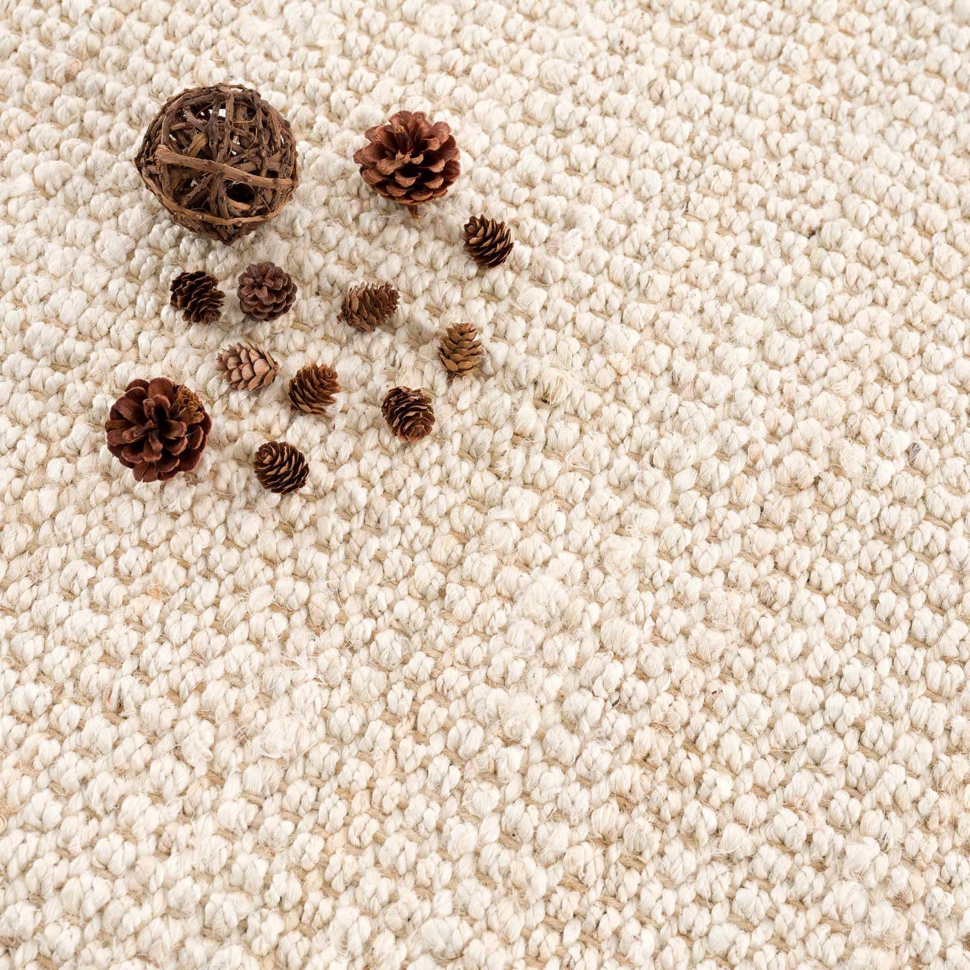 Senneterre Bleached Jute Rug - Quahog Bay Bedding