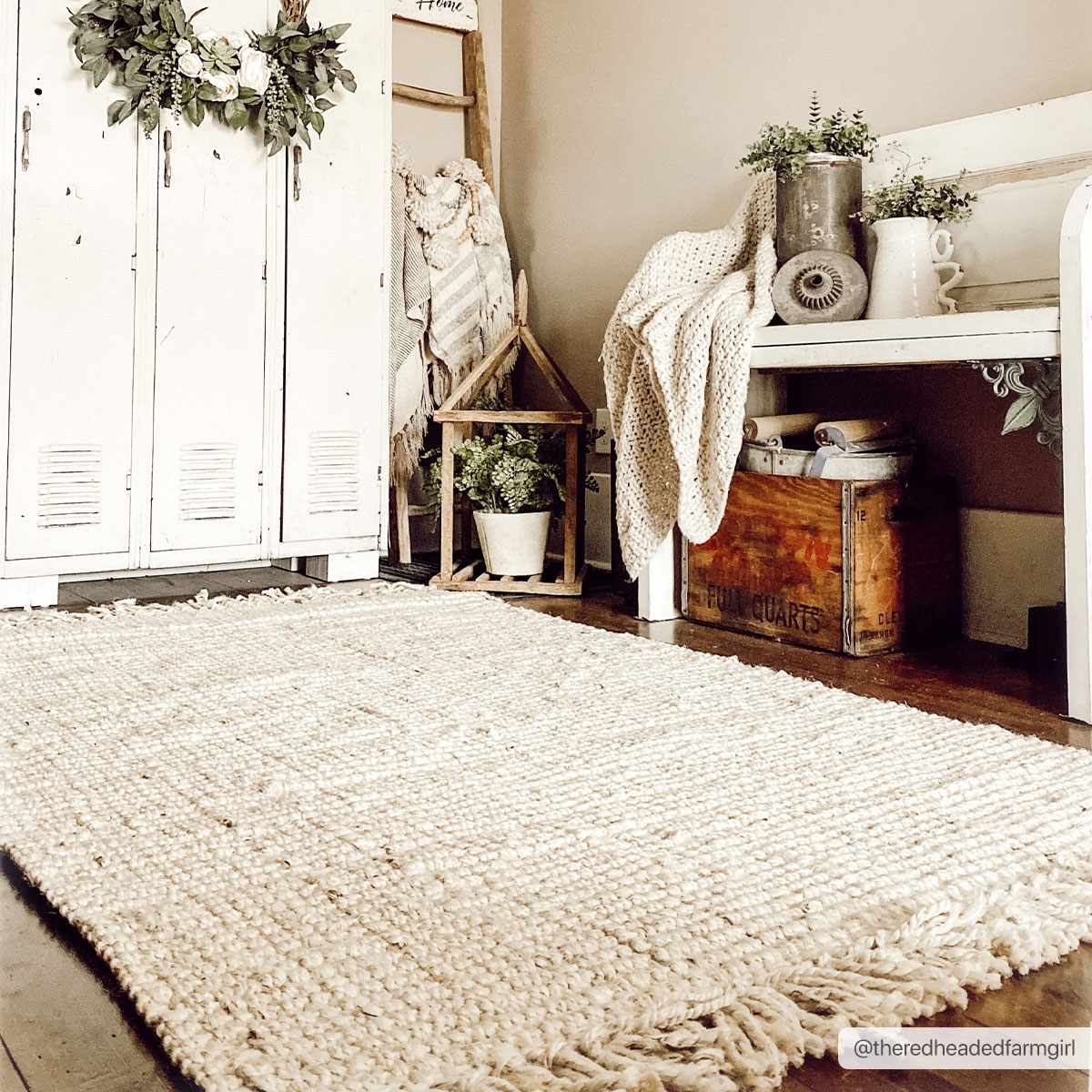 Senneterre Bleached Jute Rug - Quahog Bay Bedding