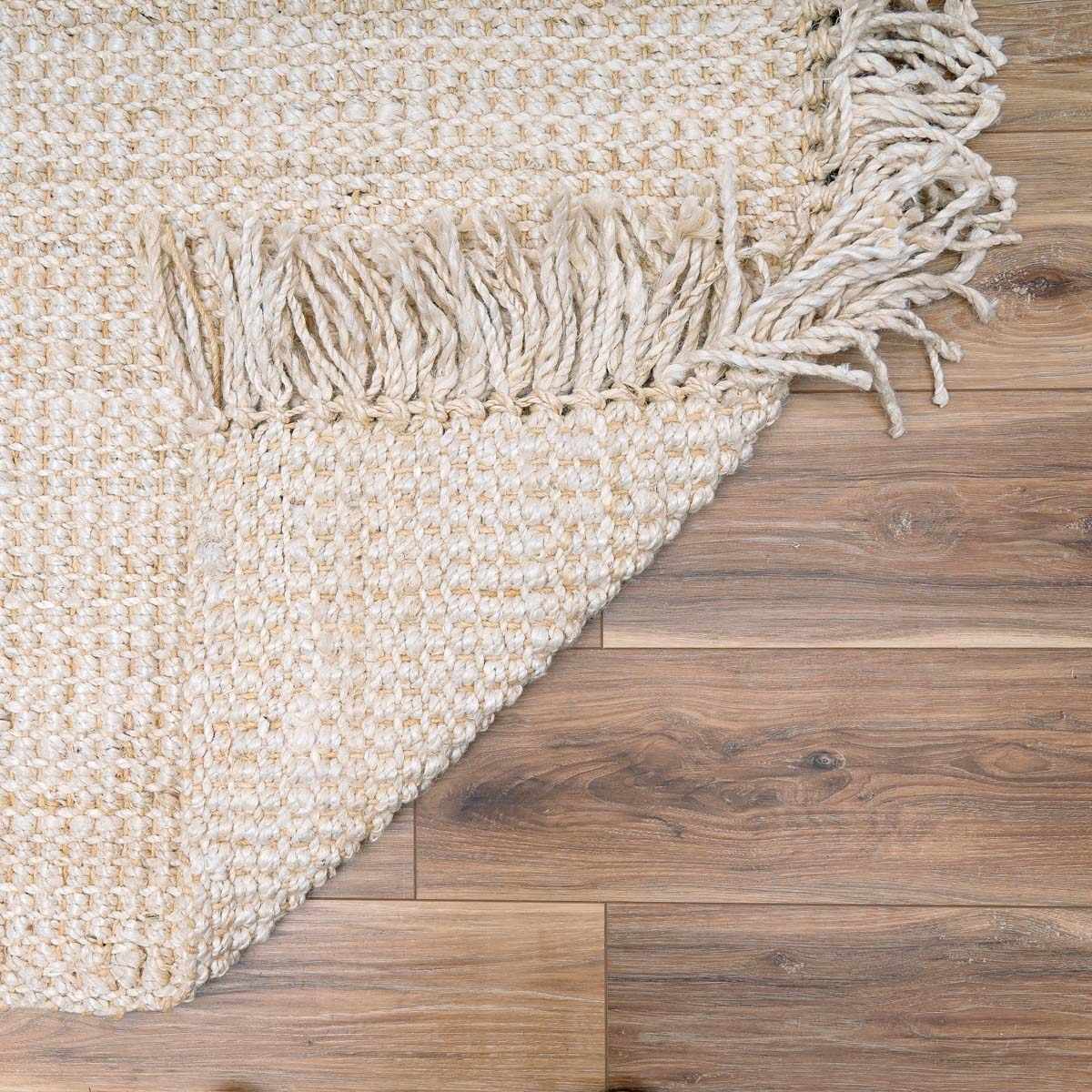 Senneterre Bleached Jute Rug - Quahog Bay Bedding