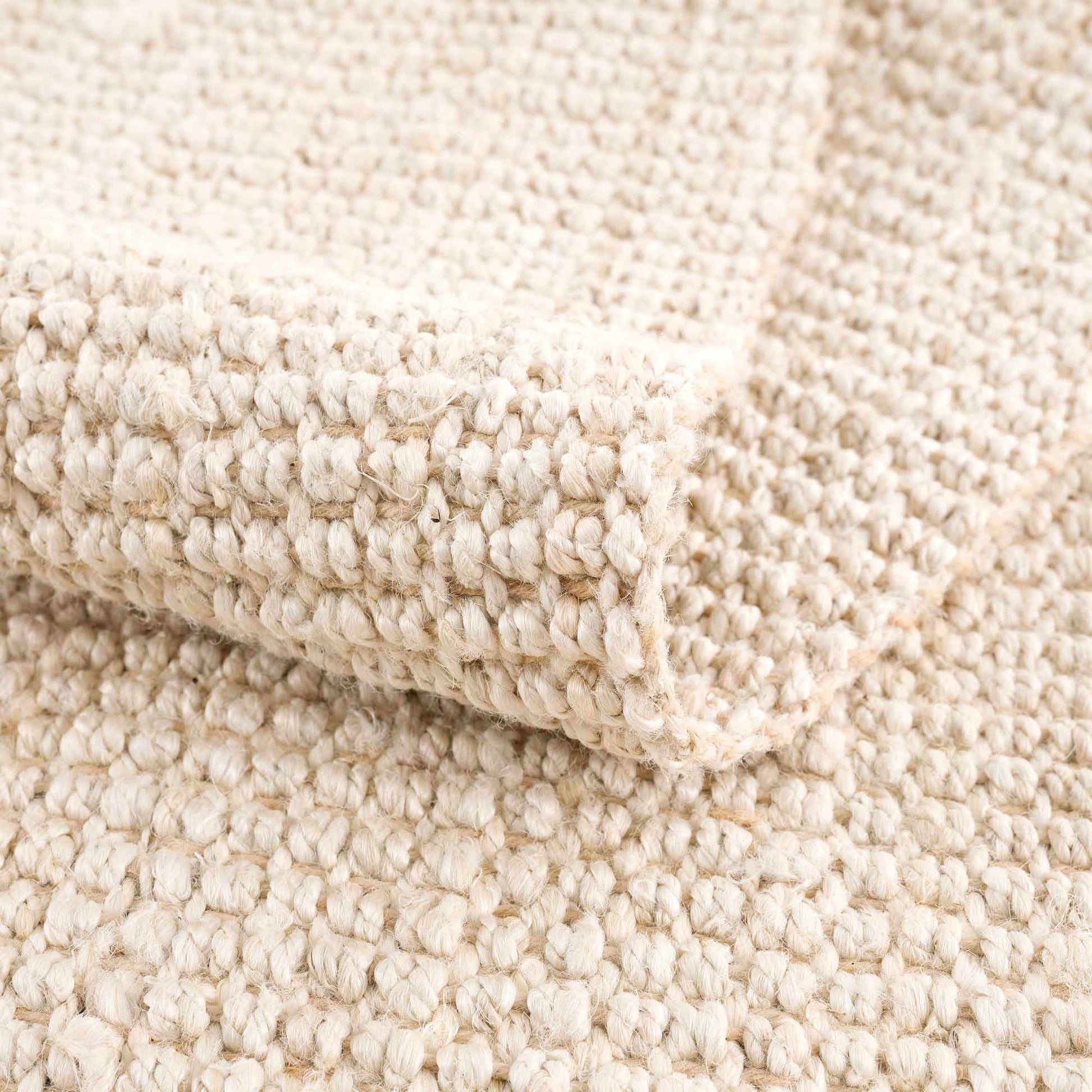 Senneterre Bleached Jute Rug - Quahog Bay Bedding