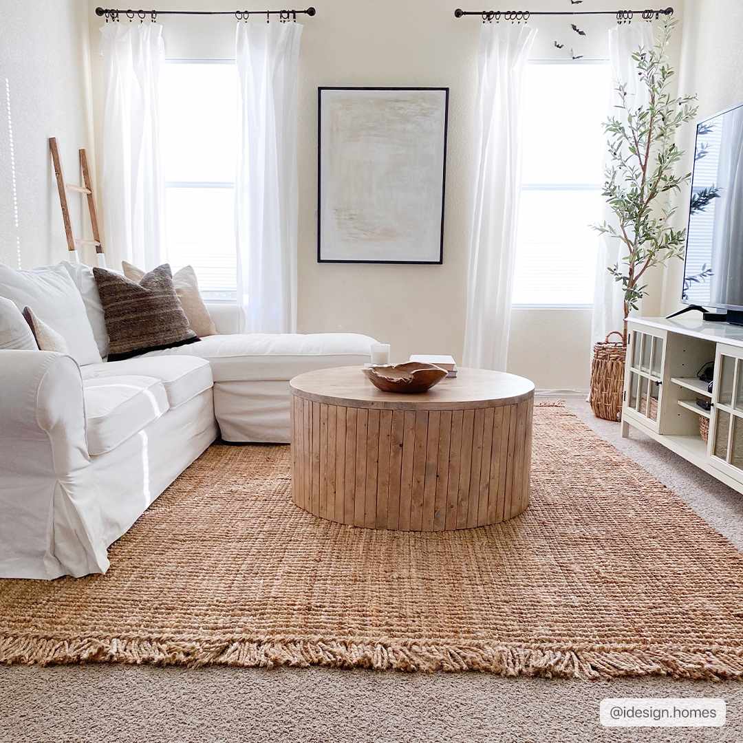 Senneterre Natural Jute Rug - Quahog Bay Bedding