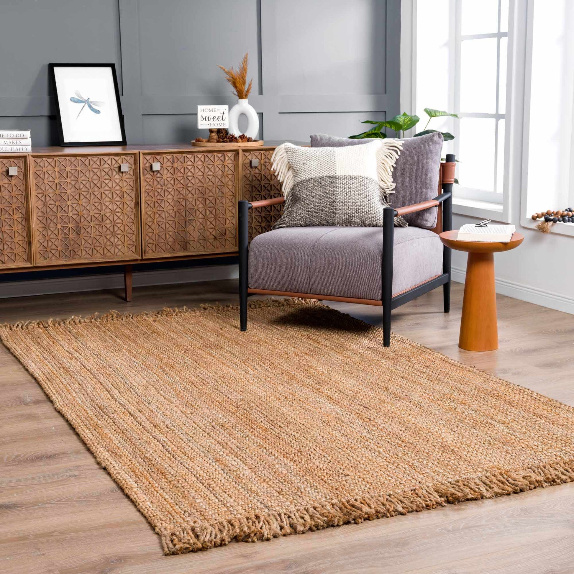 Senneterre Natural Jute Rug - Quahog Bay Bedding