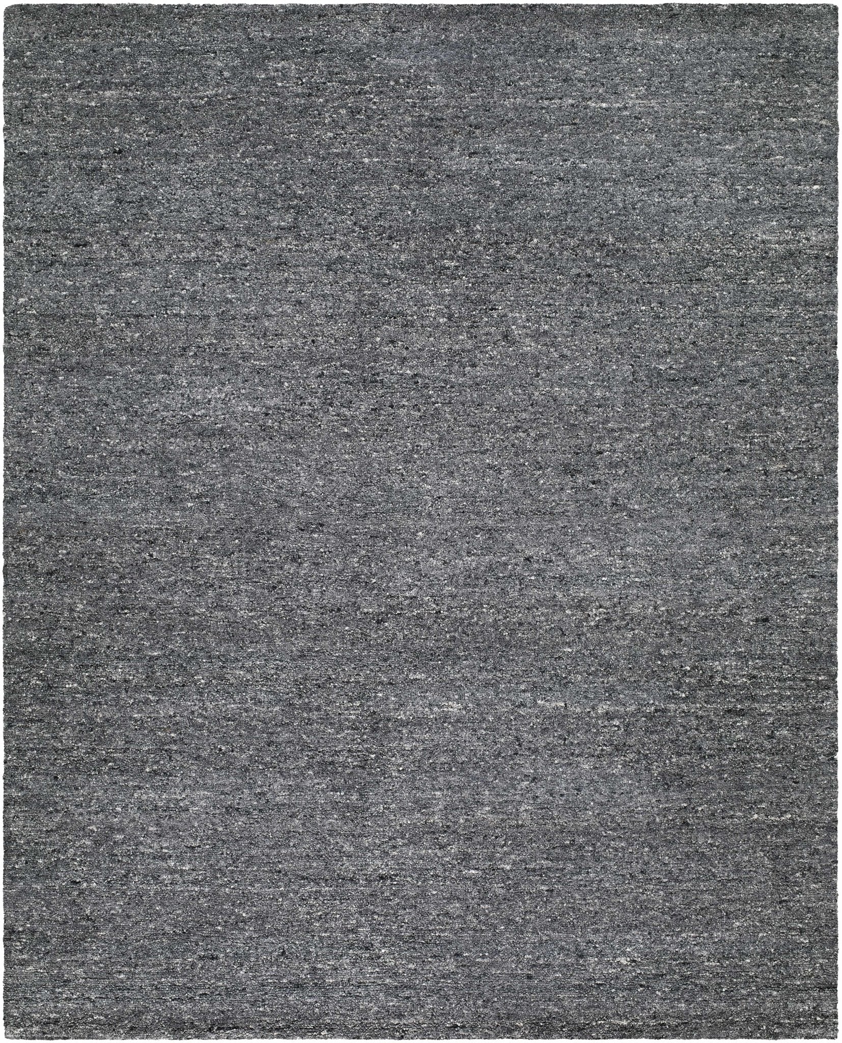 Sevan Charcoal Wool Area Rug - Quahog Bay Bedding
