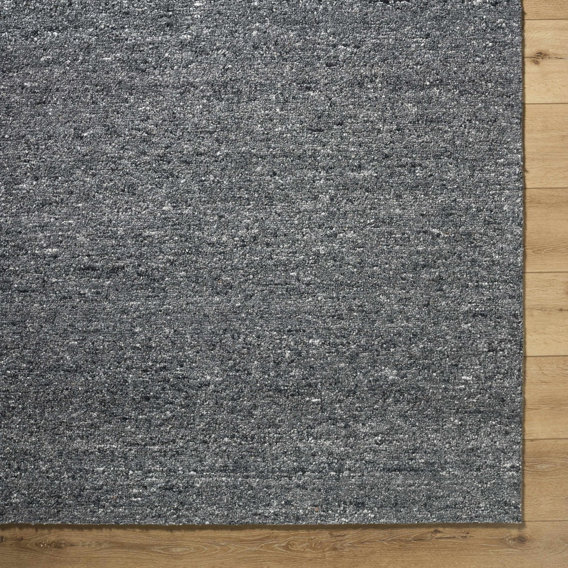 Sevan Charcoal Wool Area Rug - Quahog Bay Bedding