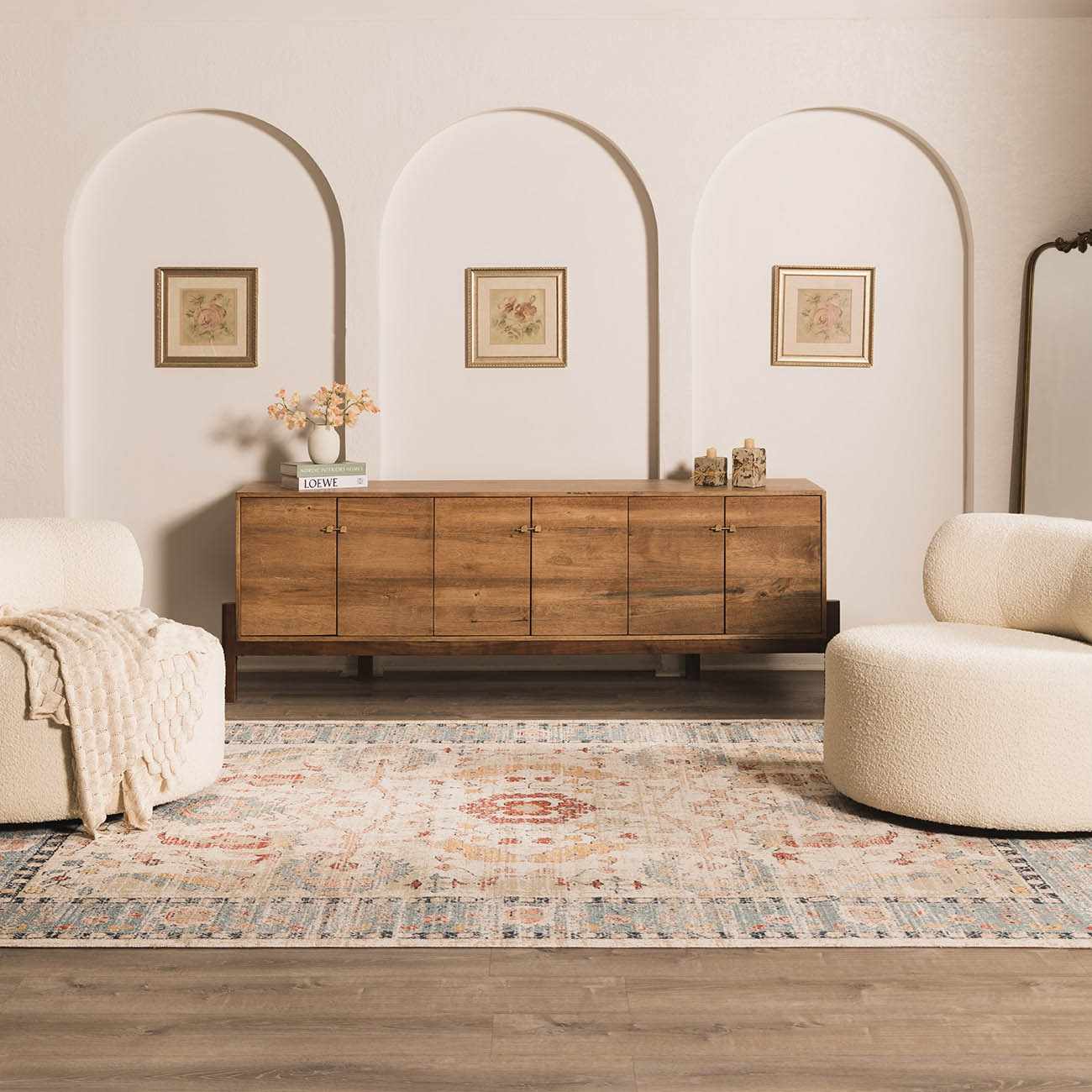 Shafter Traditional Outdoor Area Rug - Quahog Bay Bedding