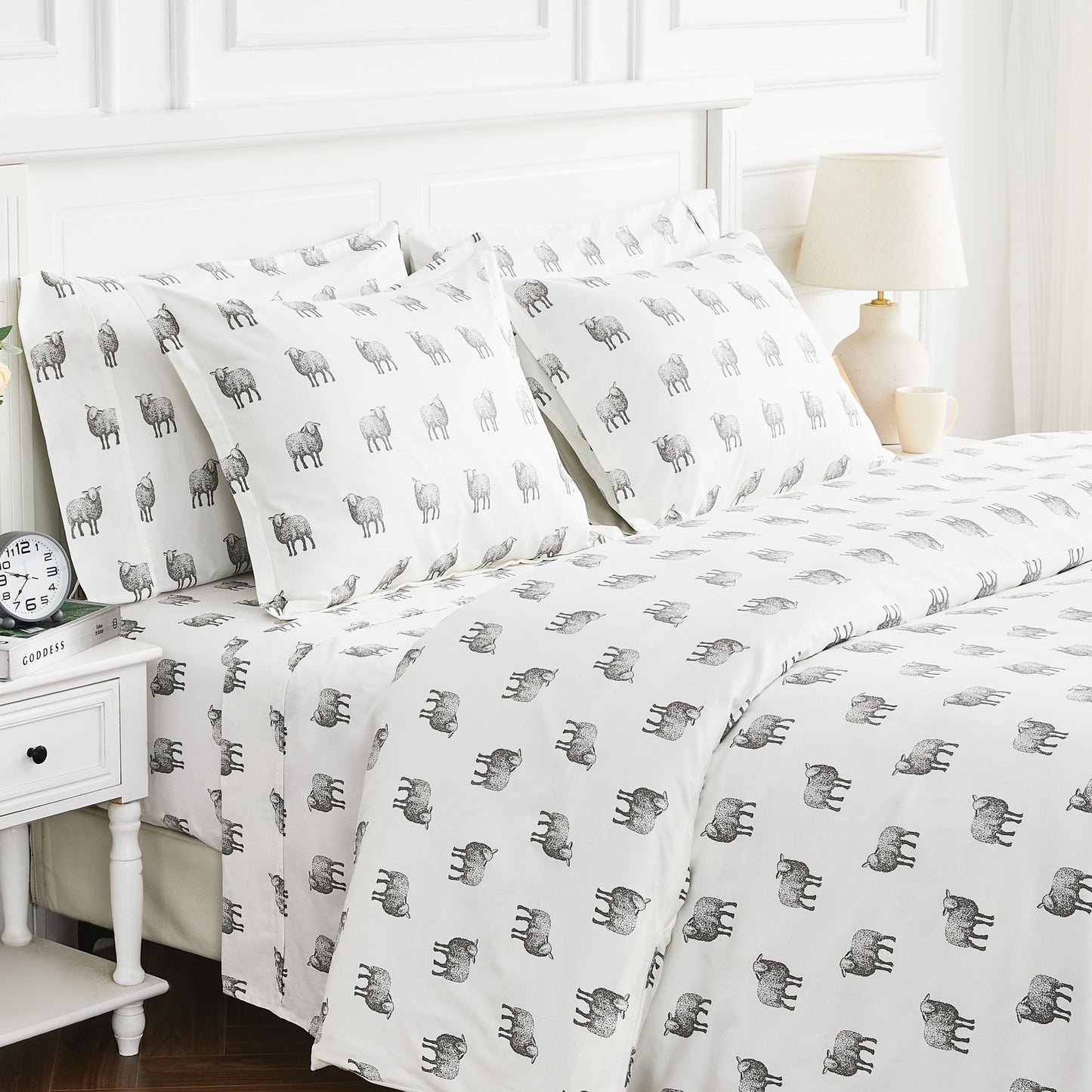 Sheep Printed Duvet Set - Quahog Bay Bedding