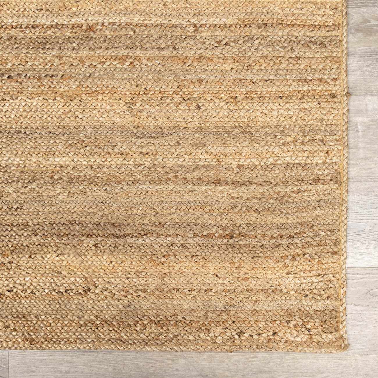 Shippagan Tan Jute Braided Rug - Quahog Bay Bedding