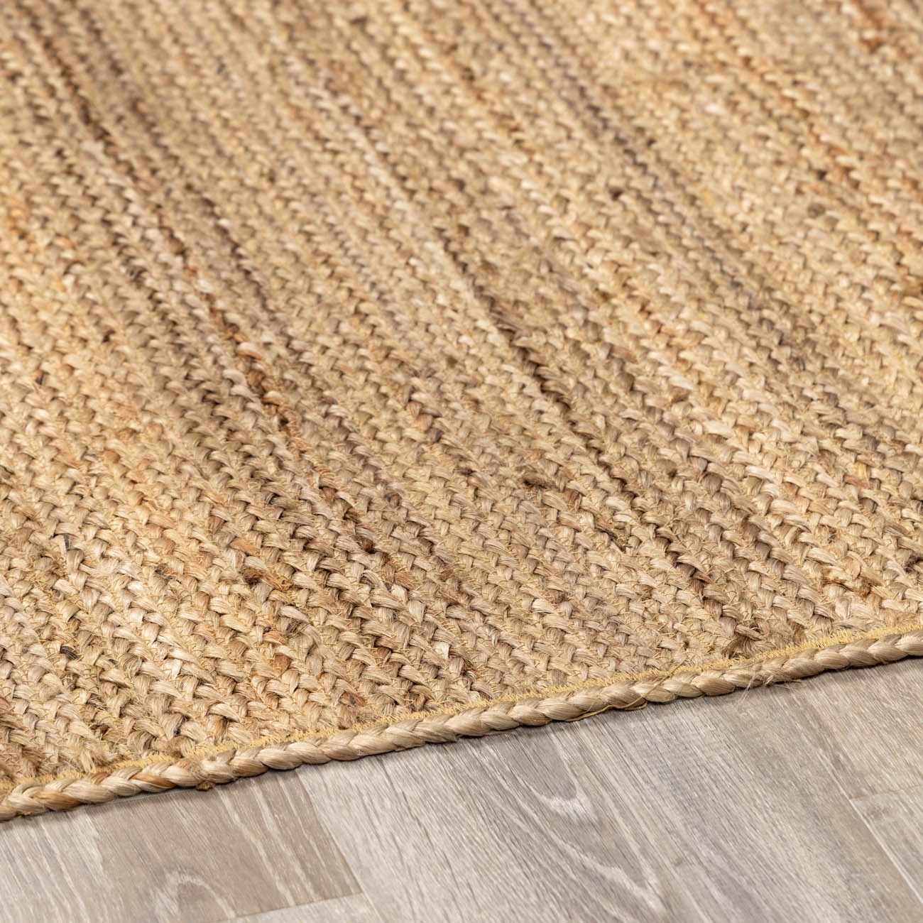 Shippagan Tan Jute Braided Rug - Quahog Bay Bedding