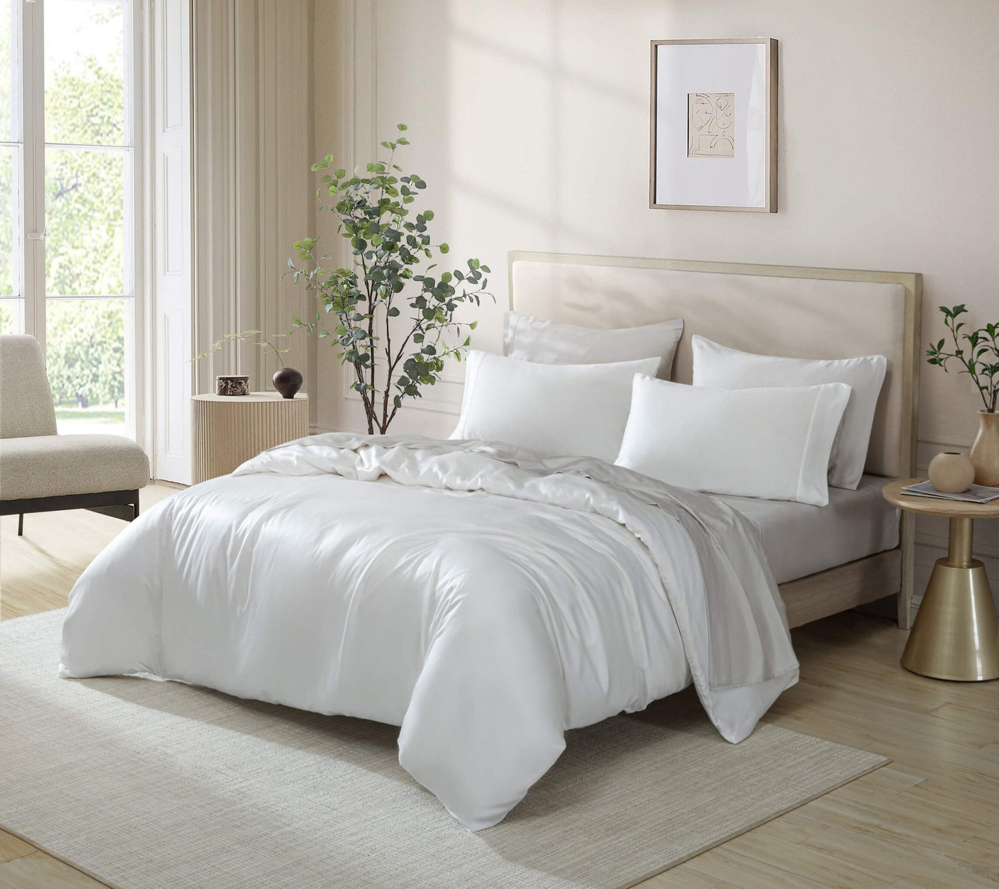 Silky Cooling Lyocell Pillowcase Set- Set of 2 Lyocell Pillowcases - Quahog Bay Bedding
