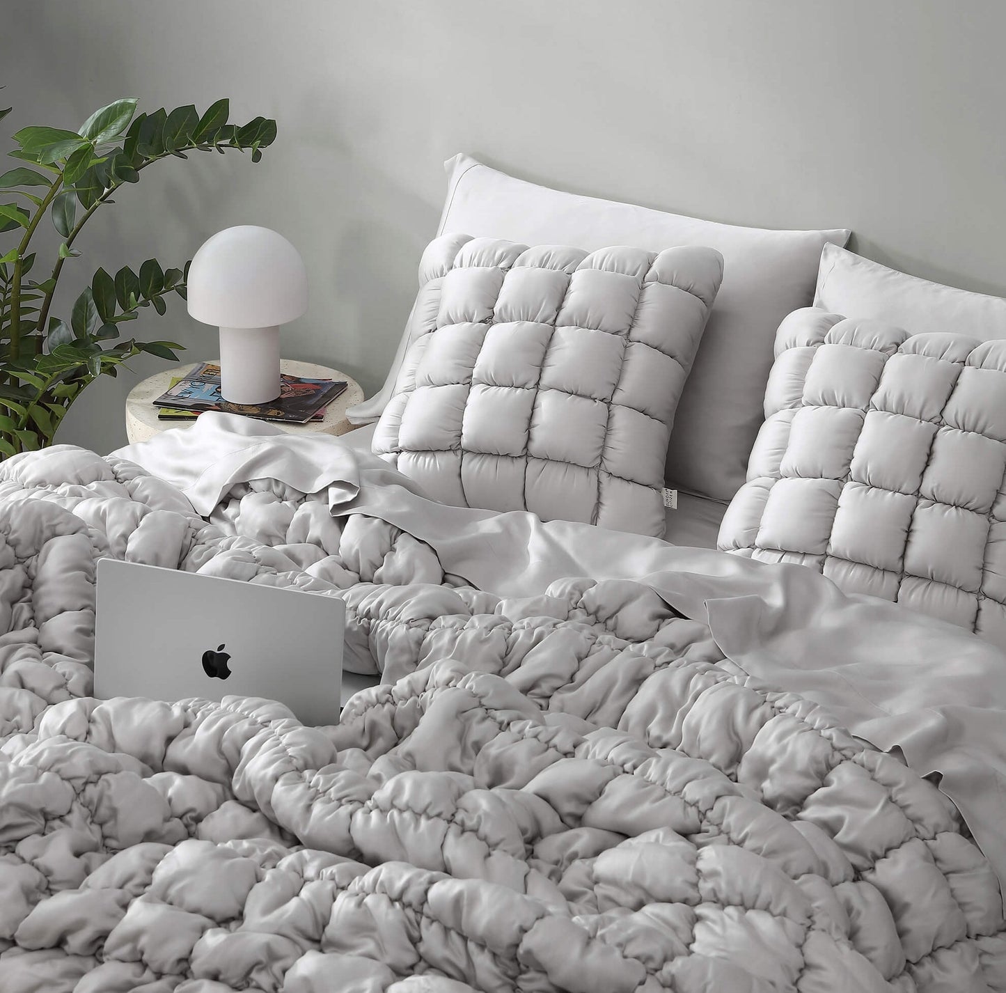 Silky Lyocell Puff Throw Pillow - Quahog Bay Bedding