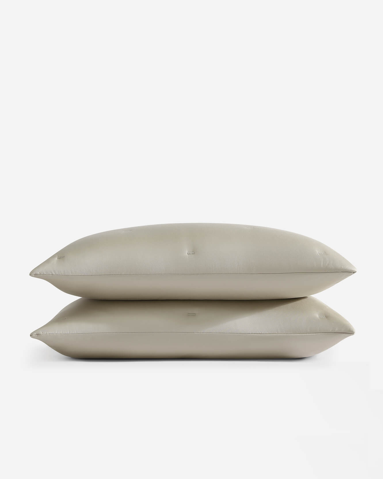 Silky Lyocell Stitch Sham Set - Quahog Bay Bedding
