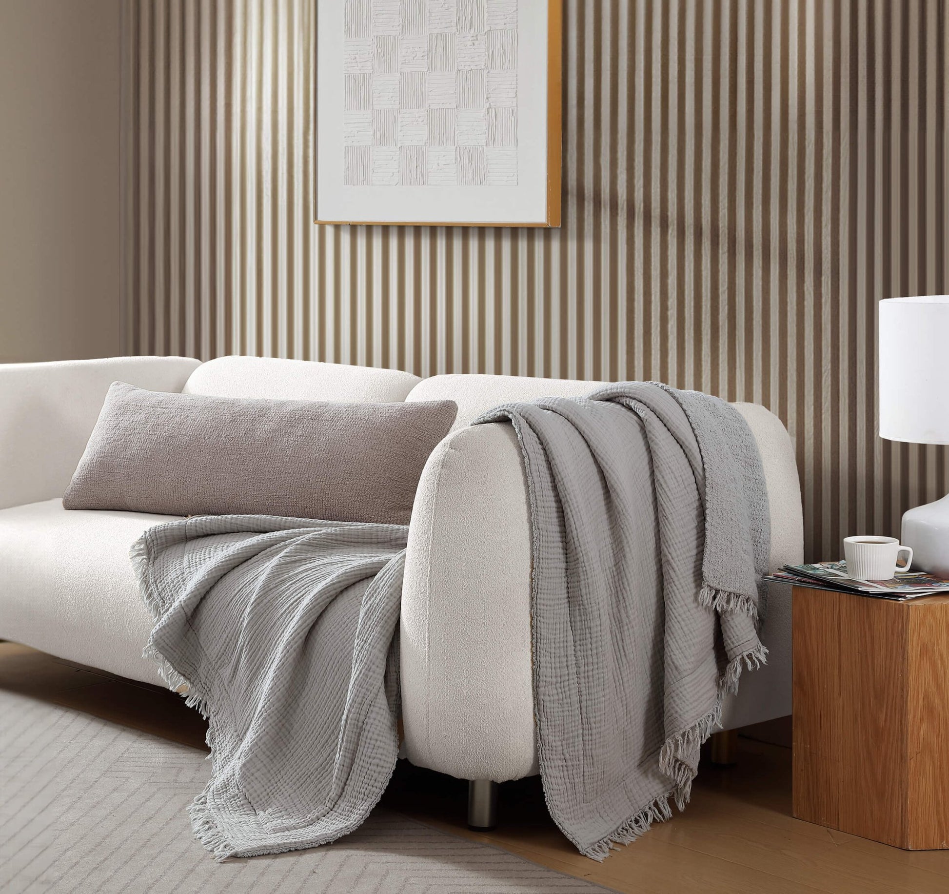 Snug Muslin Throw - Quahog Bay Bedding