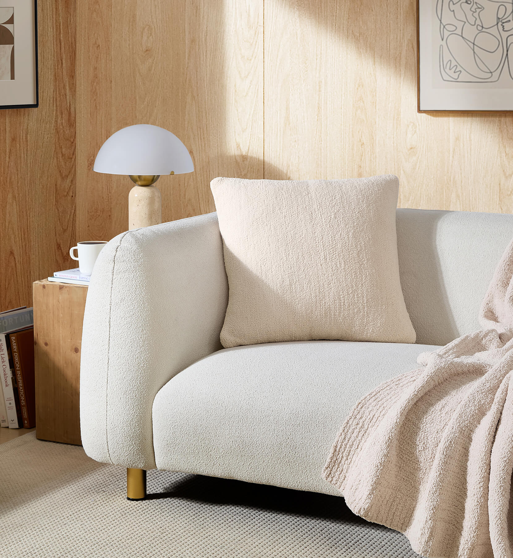 Snug Throw Pillow - Quahog Bay Bedding