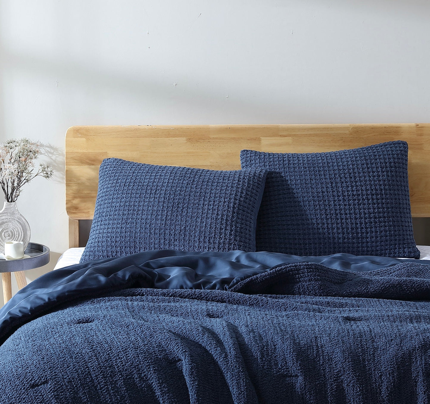 Snug Waffle + Bamboo Sham Set - Quahog Bay Bedding