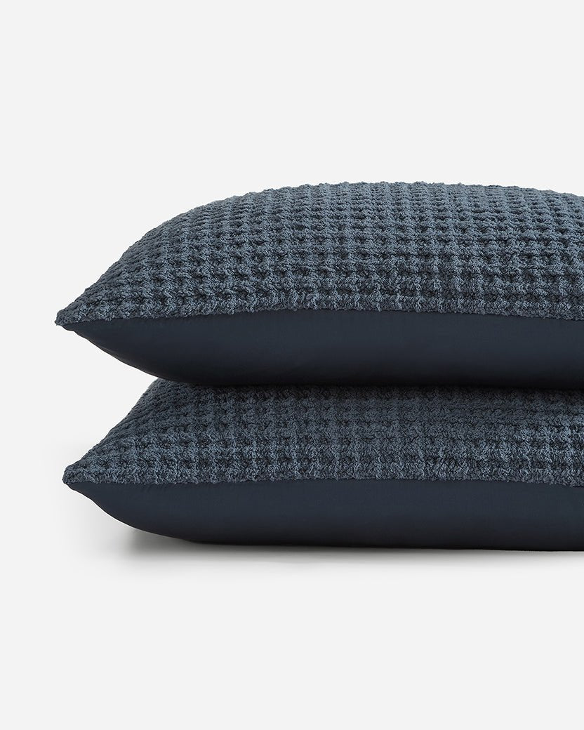 Snug Waffle + Bamboo Sham Set - Quahog Bay Bedding