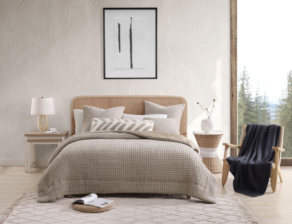 Snug Waffle Comforter - Quahog Bay Bedding