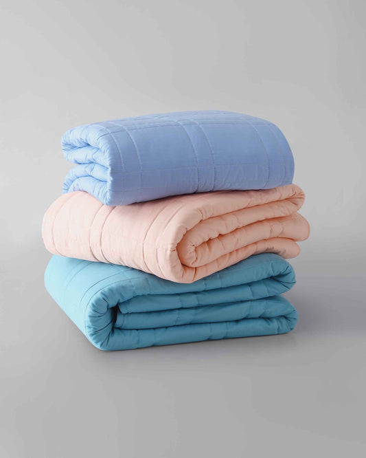 The Mini Blanket 100% Cotton Weight Blanket - Quahog Bay Bedding