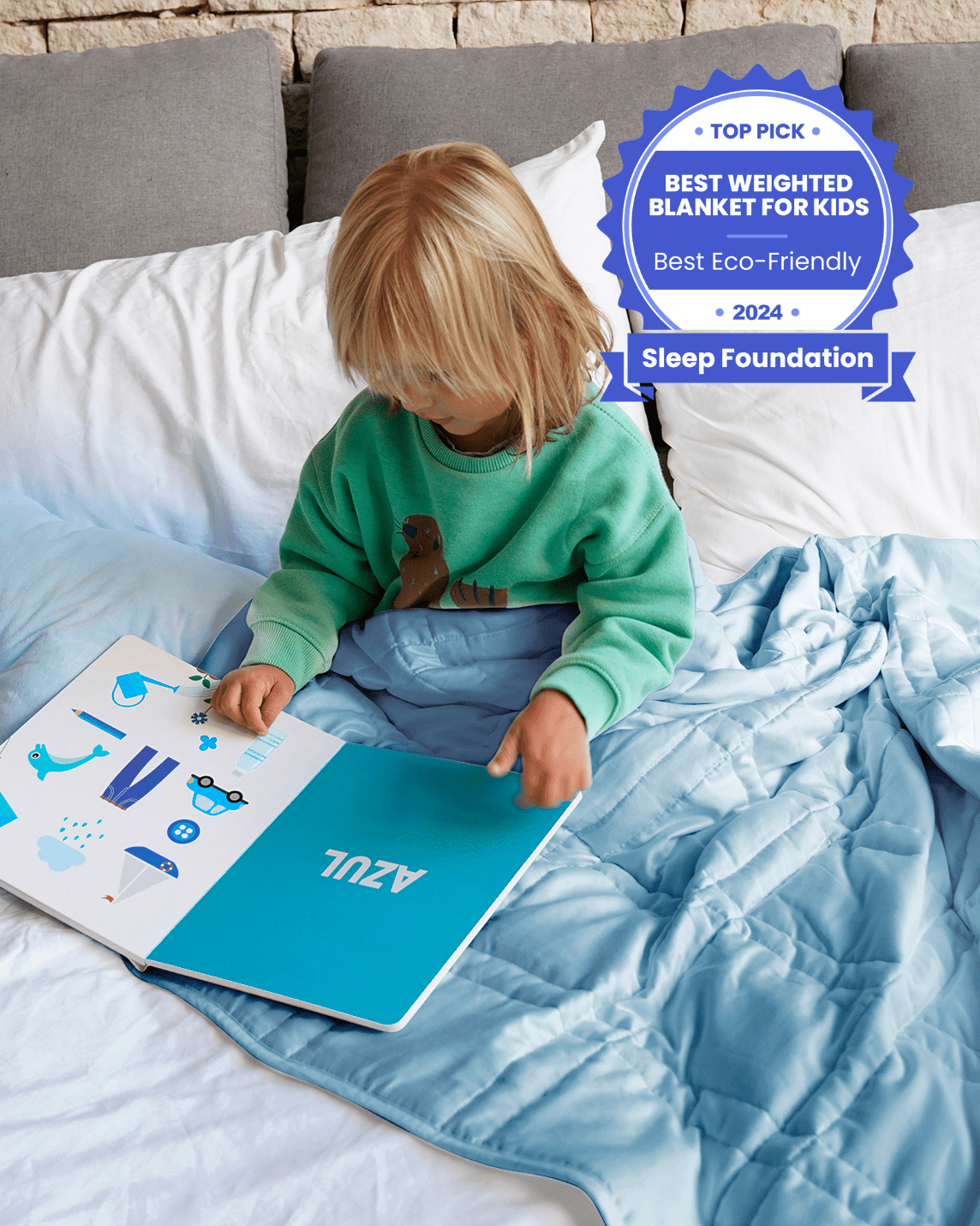 The Mini Blanket 100% Cotton Weight Blanket - Quahog Bay Bedding