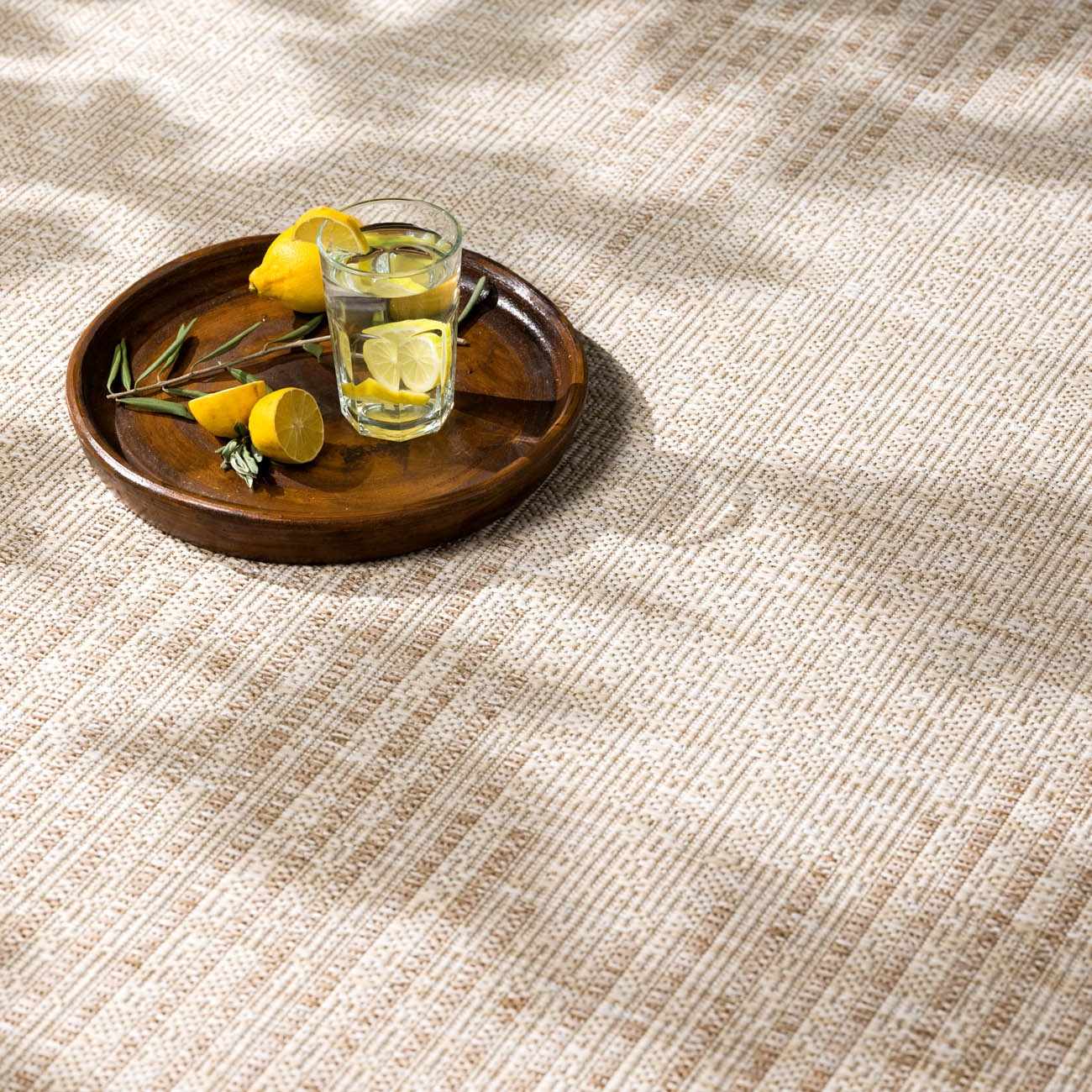 Stephan Beige Outdoor Rug - Quahog Bay Bedding