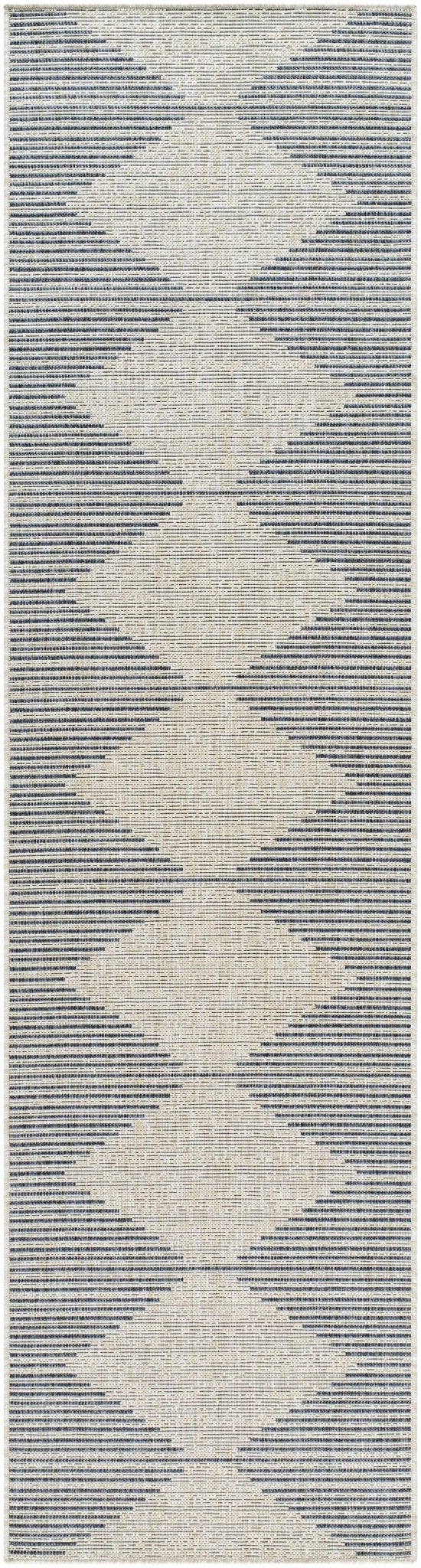 Stephan Blue & Gray Outdoor Rug - Quahog Bay Bedding