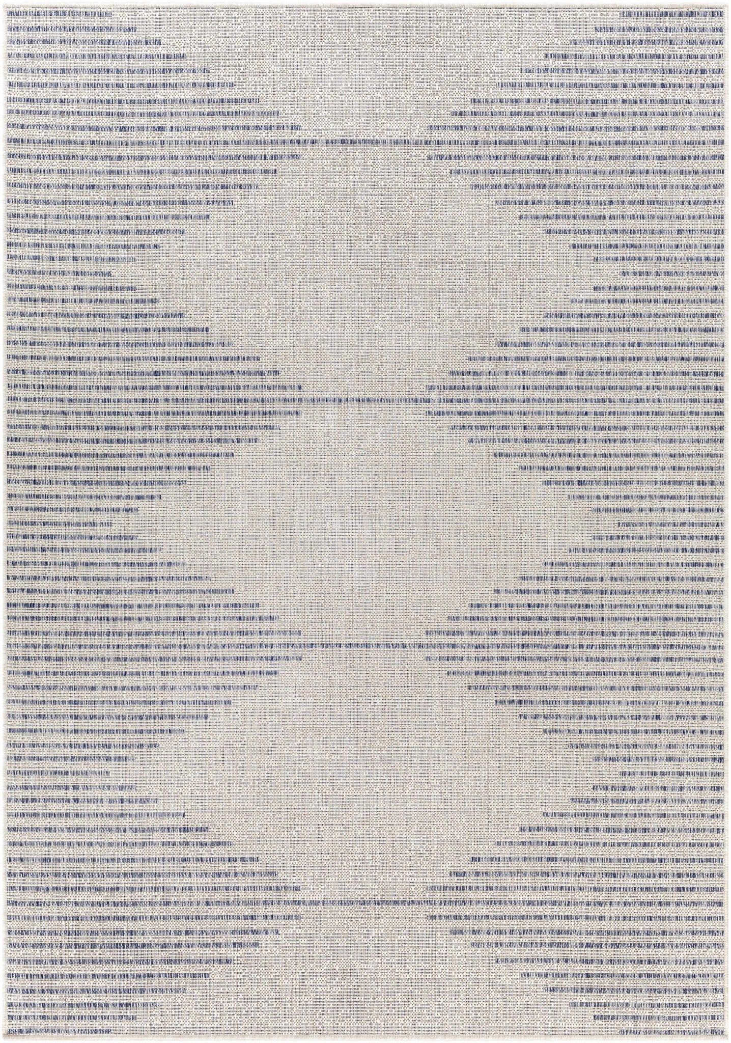 Stephan Gray & Blue Outdoor Rug - Quahog Bay Bedding