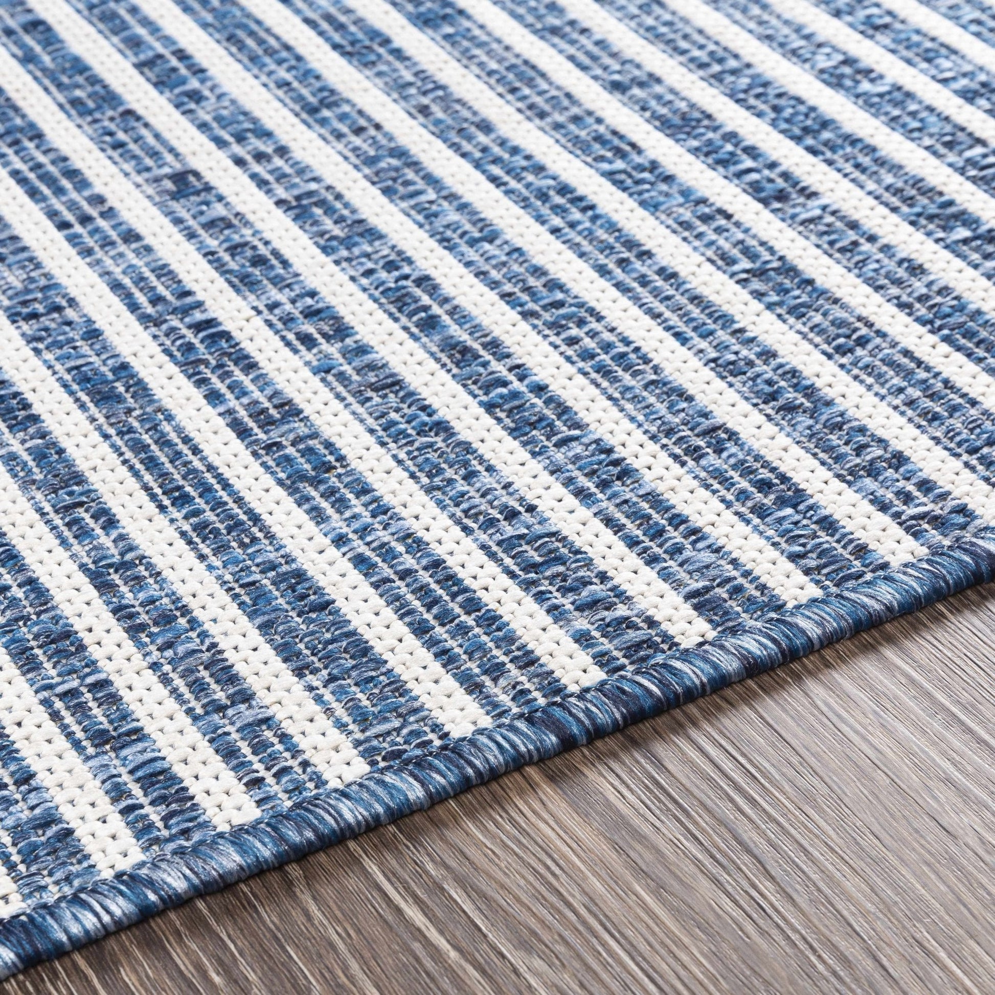 Stephan Navy Outdoor Rug - Quahog Bay Bedding