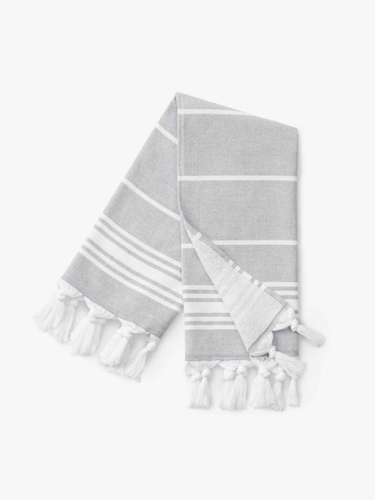 Stone Classic Turkish Hand Towel - Quahog Bay Bedding