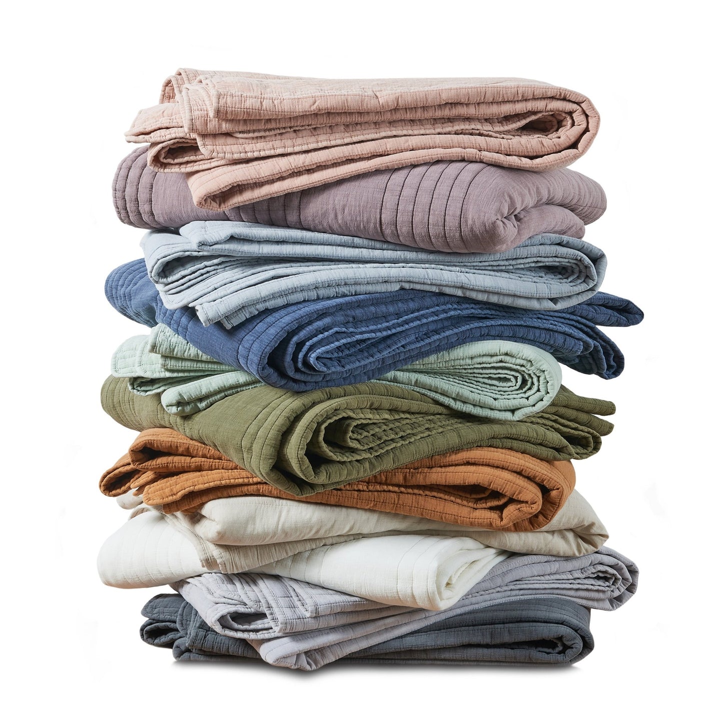 Stonewashed 100% Cotton Quilt Set - Quahog Bay Bedding