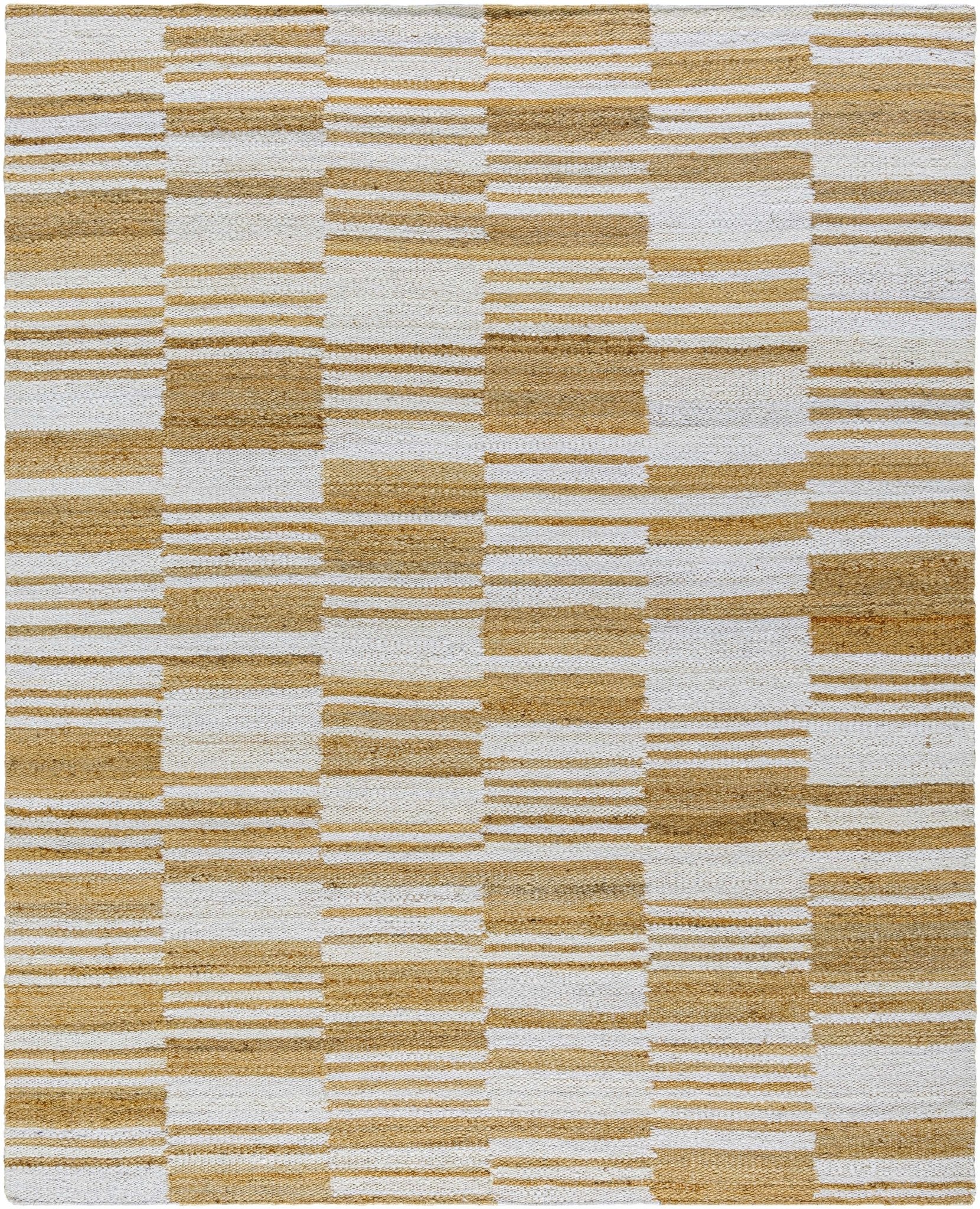 Thyra Broken - Striped Jute Rug - Quahog Bay Bedding