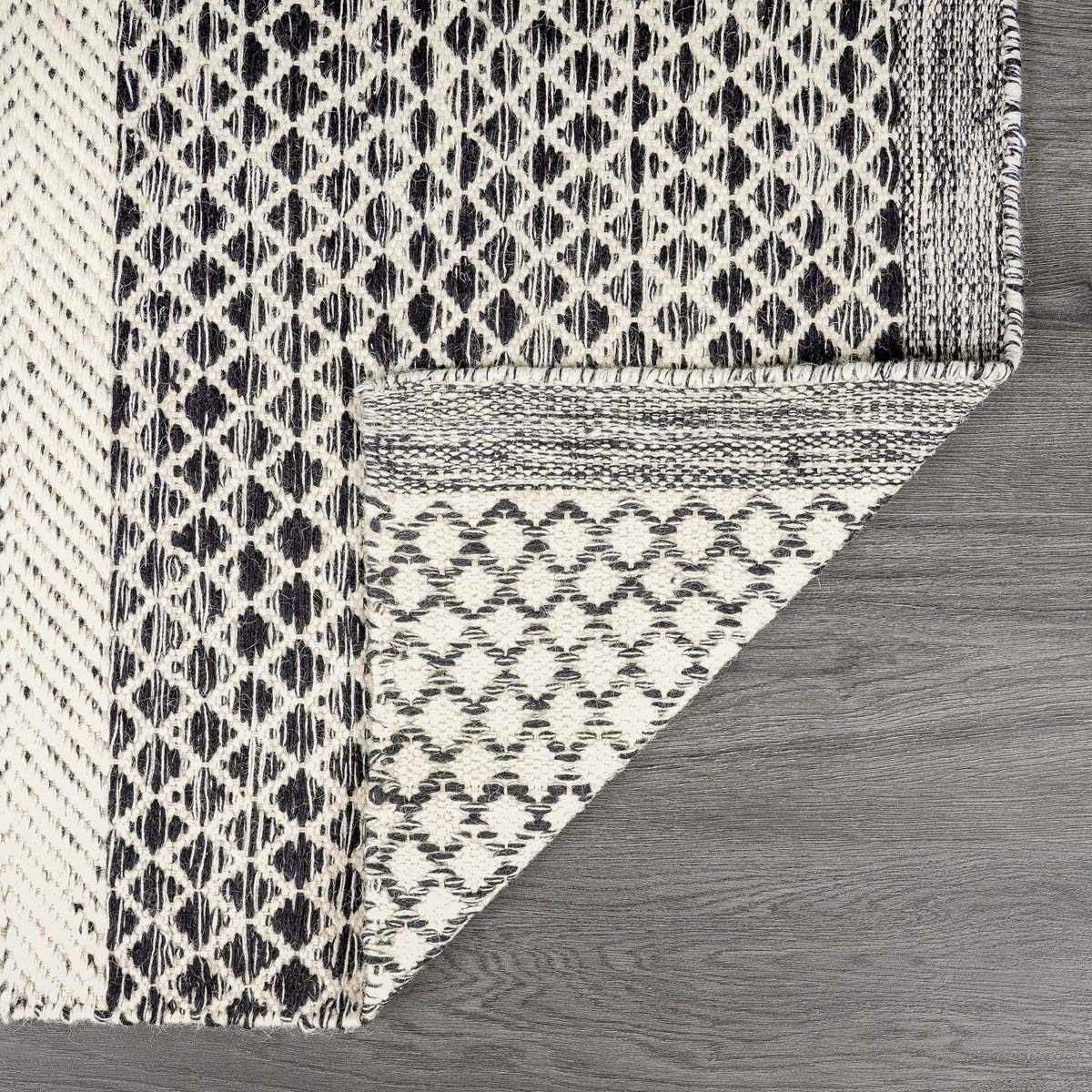 Tideswell Scandi Boho Wool Carpet - Quahog Bay Bedding