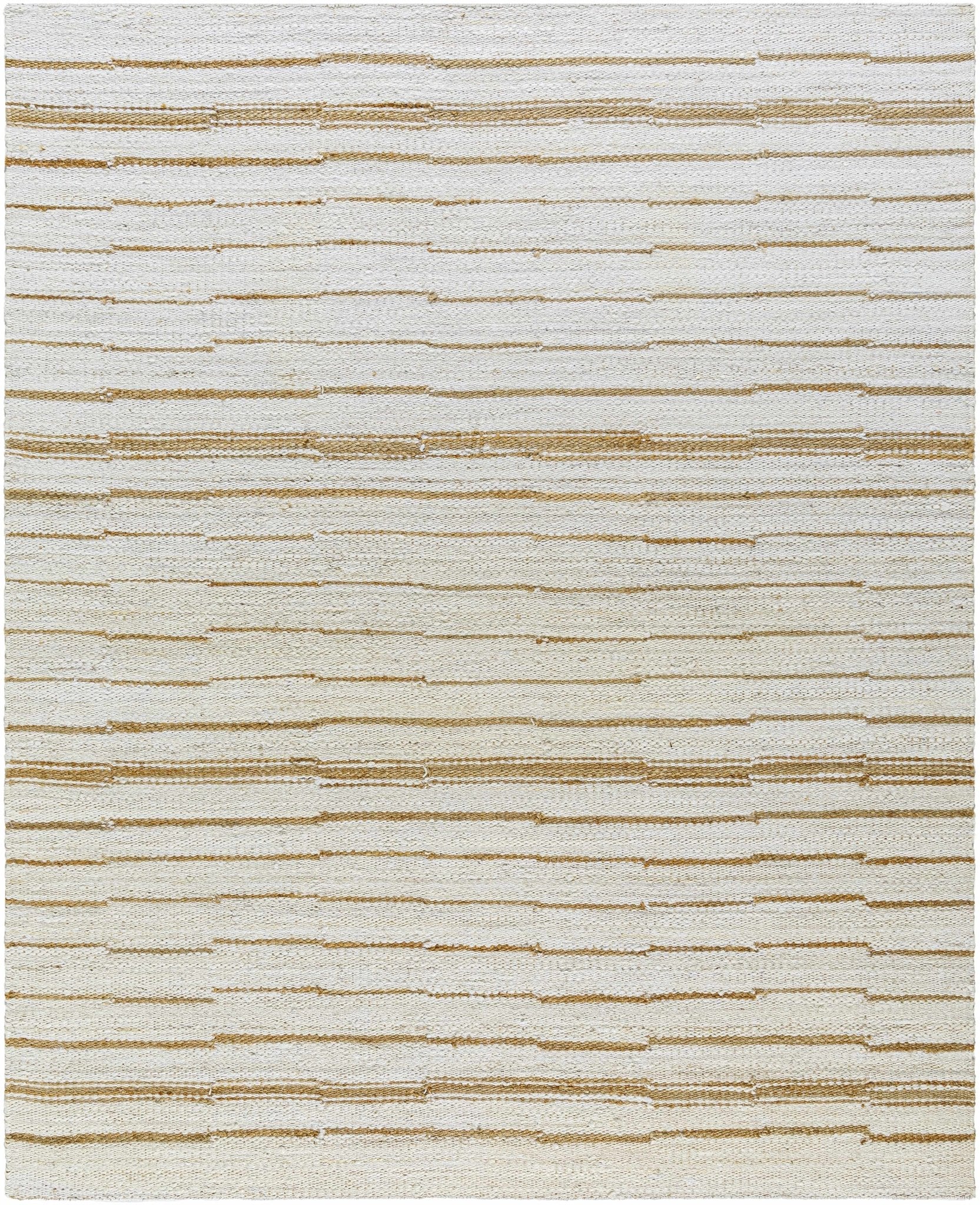 Tivon Broken - Striped Jute Rug - Quahog Bay Bedding