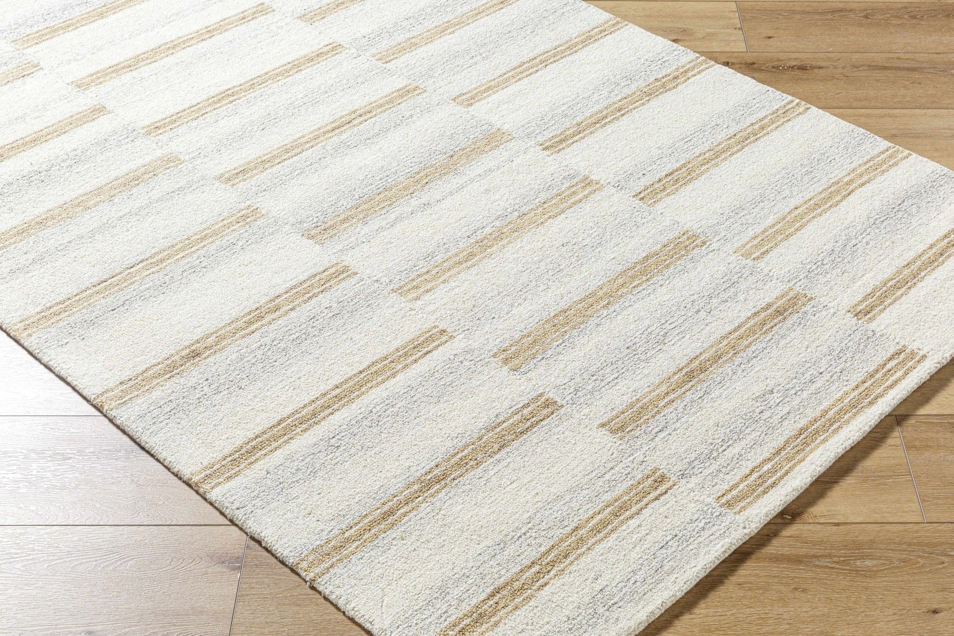 Toren Broken - Striped Area Rug - Quahog Bay Bedding