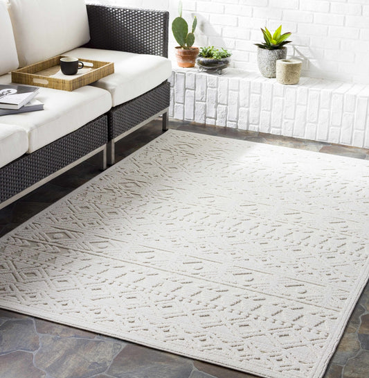 Treuddyn 3D Outdoor Area Rug - Quahog Bay Bedding