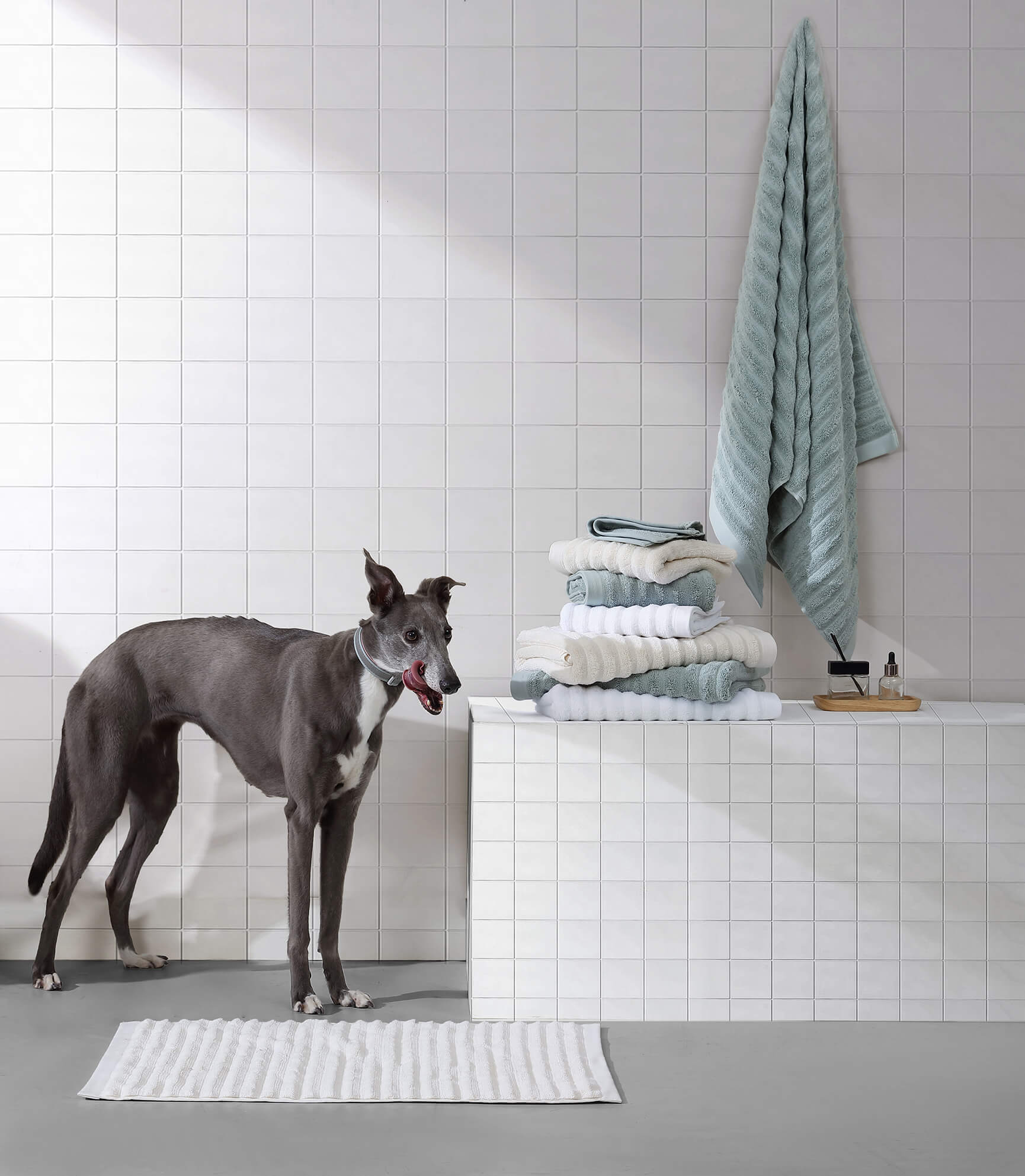 Turkish Cotton Rib Bath Mat - Quahog Bay Bedding