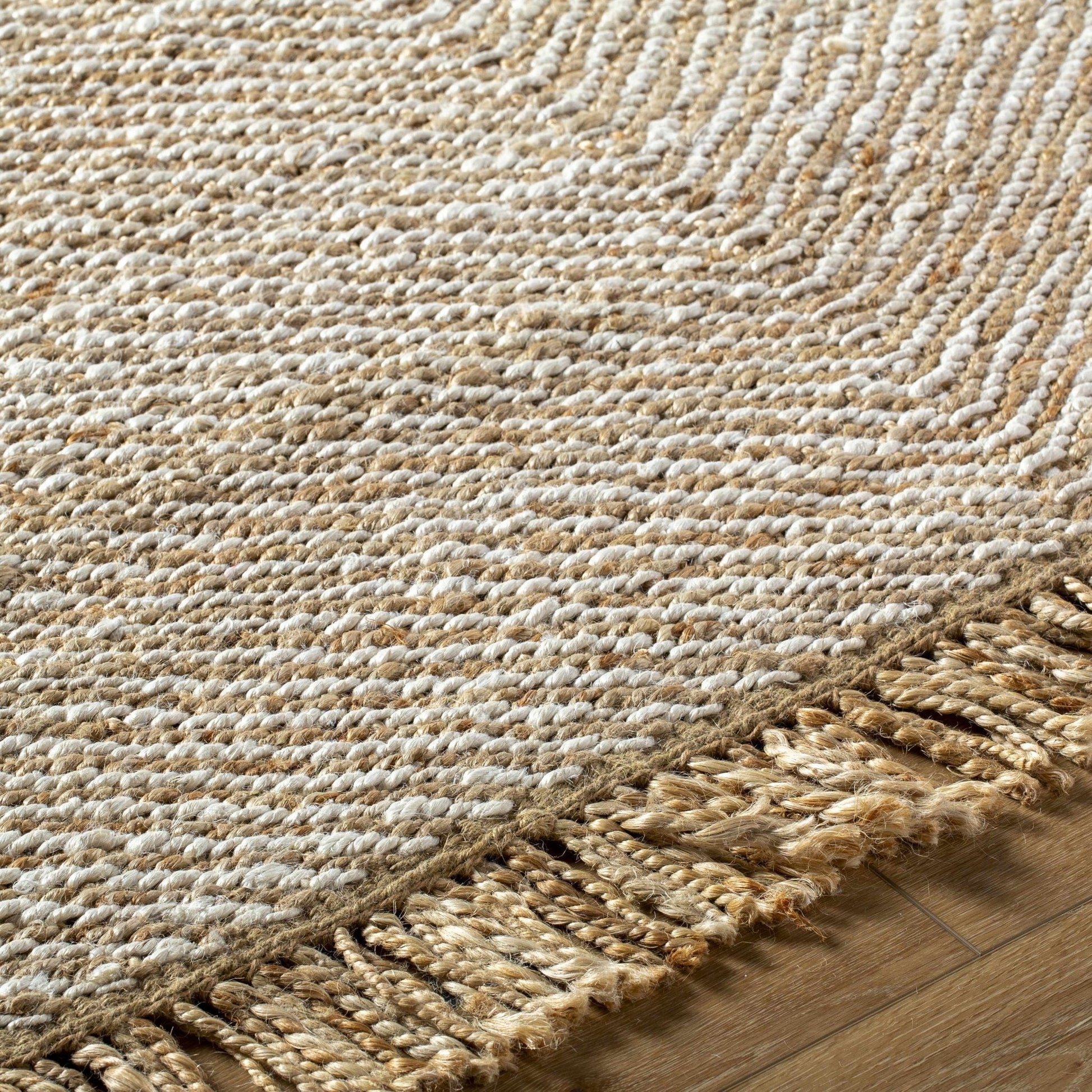 Varda Jute Area Rug - Quahog Bay Bedding