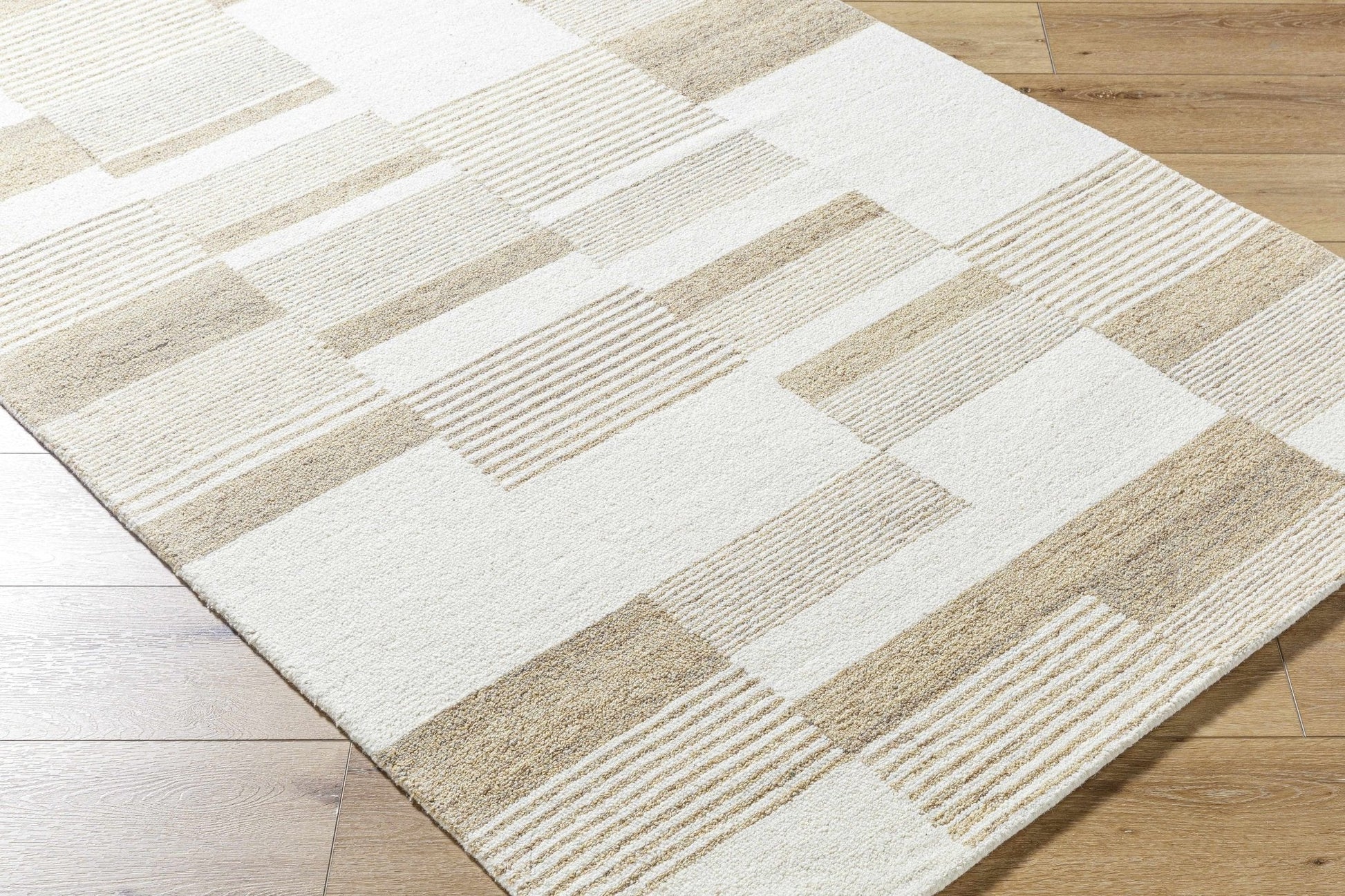 Varen Broken - Striped Area Rug - Quahog Bay Bedding