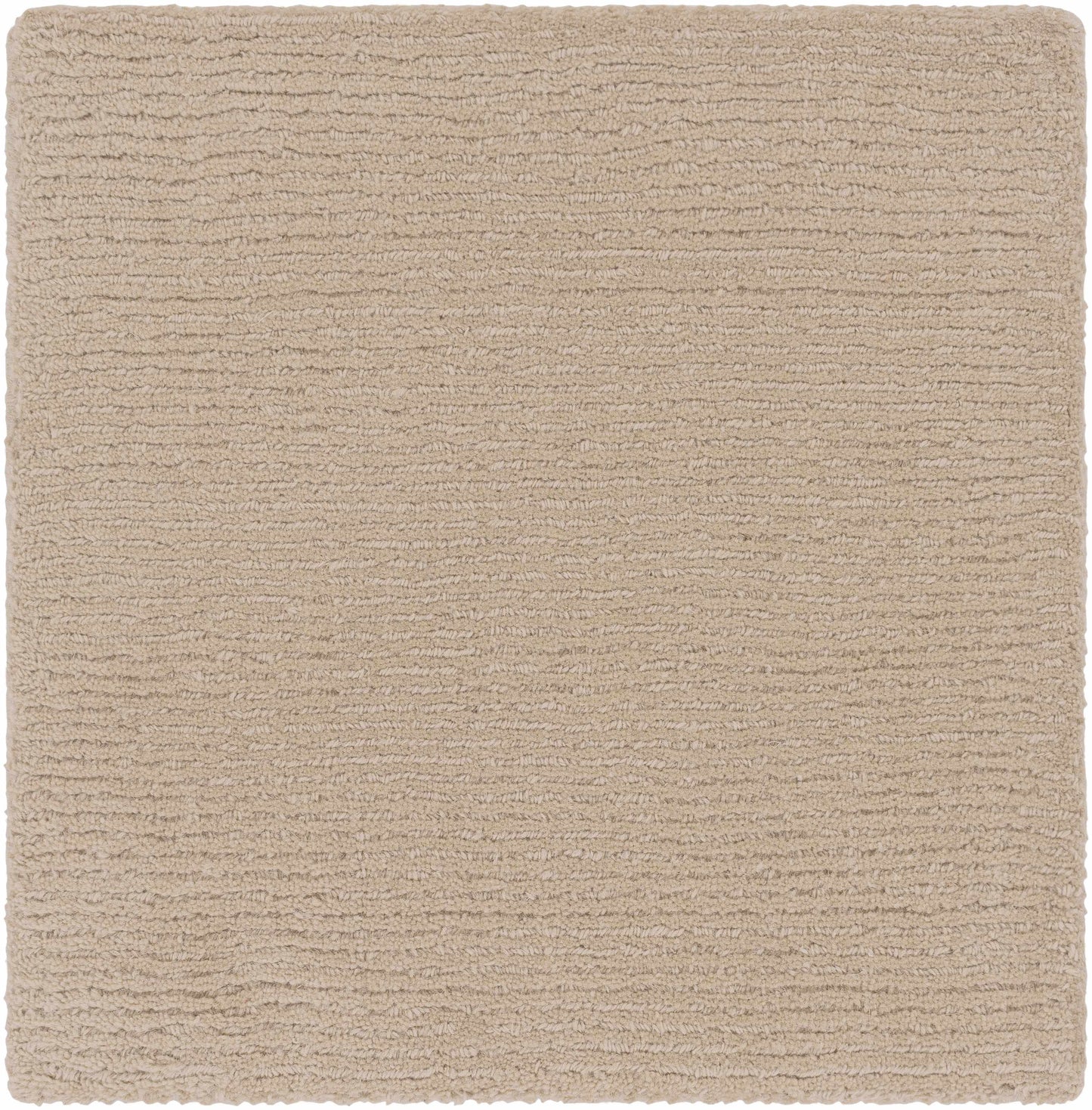 Brockton Solid Tan Wool Rug