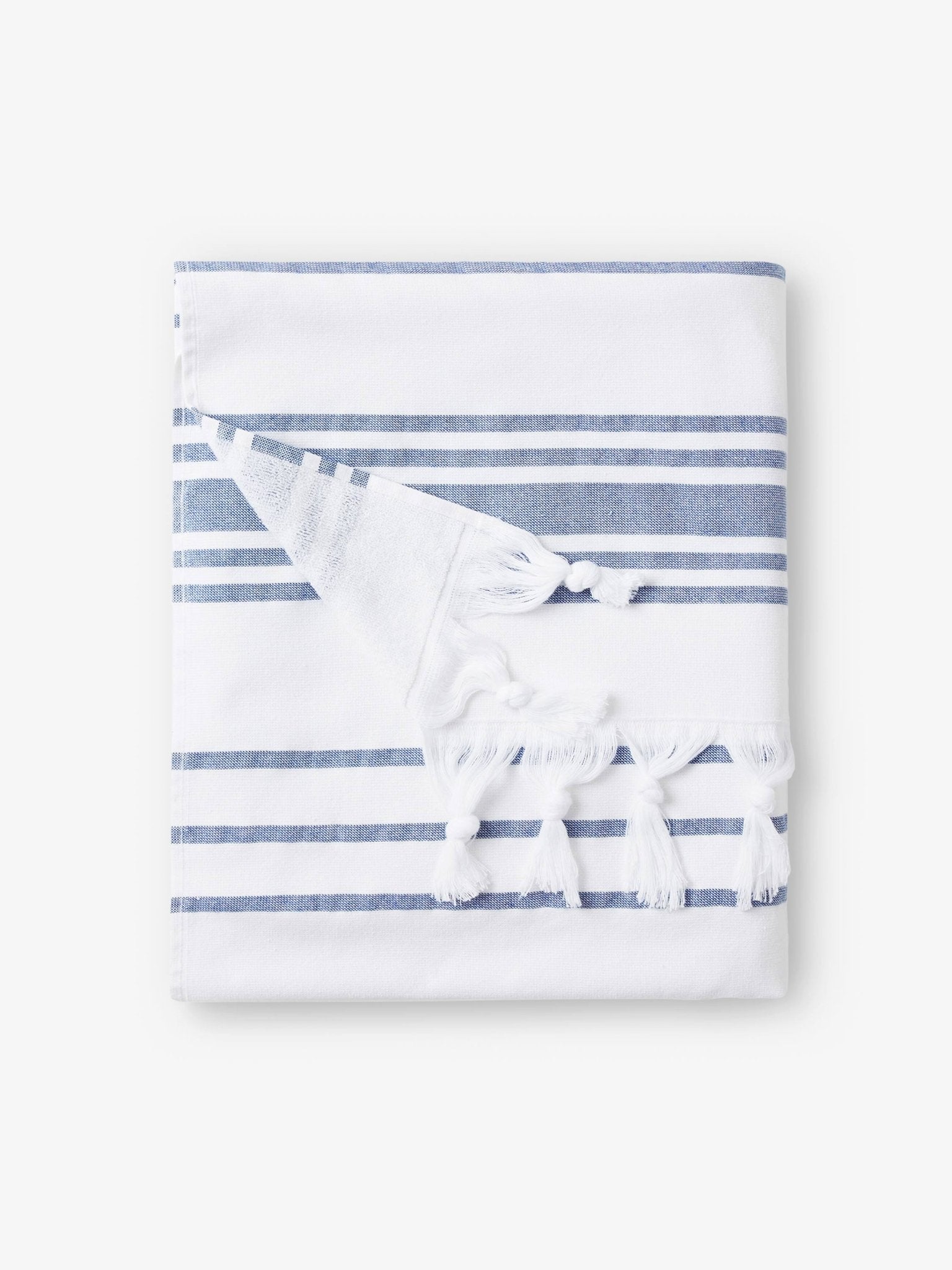 White Azul Classic Turkish Towel - Quahog Bay Bedding