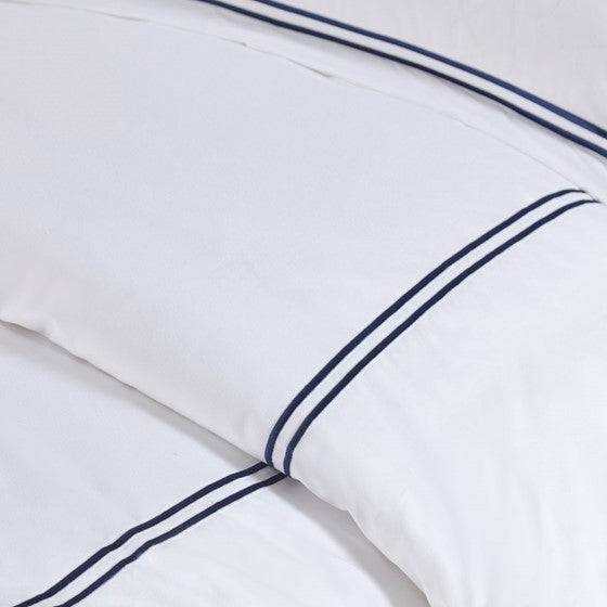 Luxury 500TC Cotton Embroidered Comforter Set 5 Piece Comforter Set - Quahog Bay Bedding