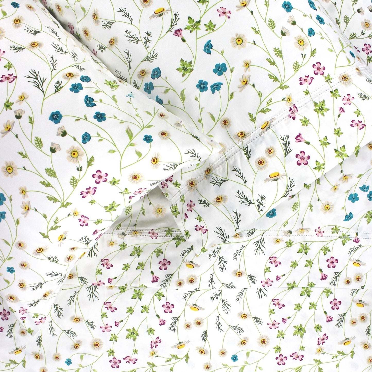 Wildflower Sheet Set - Floral Sheet Sets - Quahog Bay Bedding