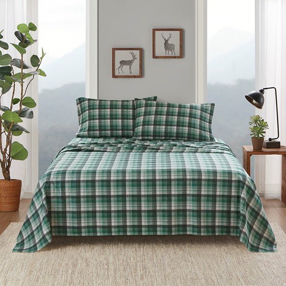 Woolrich 100% Cotton Printed Flannel Sheet Set - Quahog Bay Bedding
